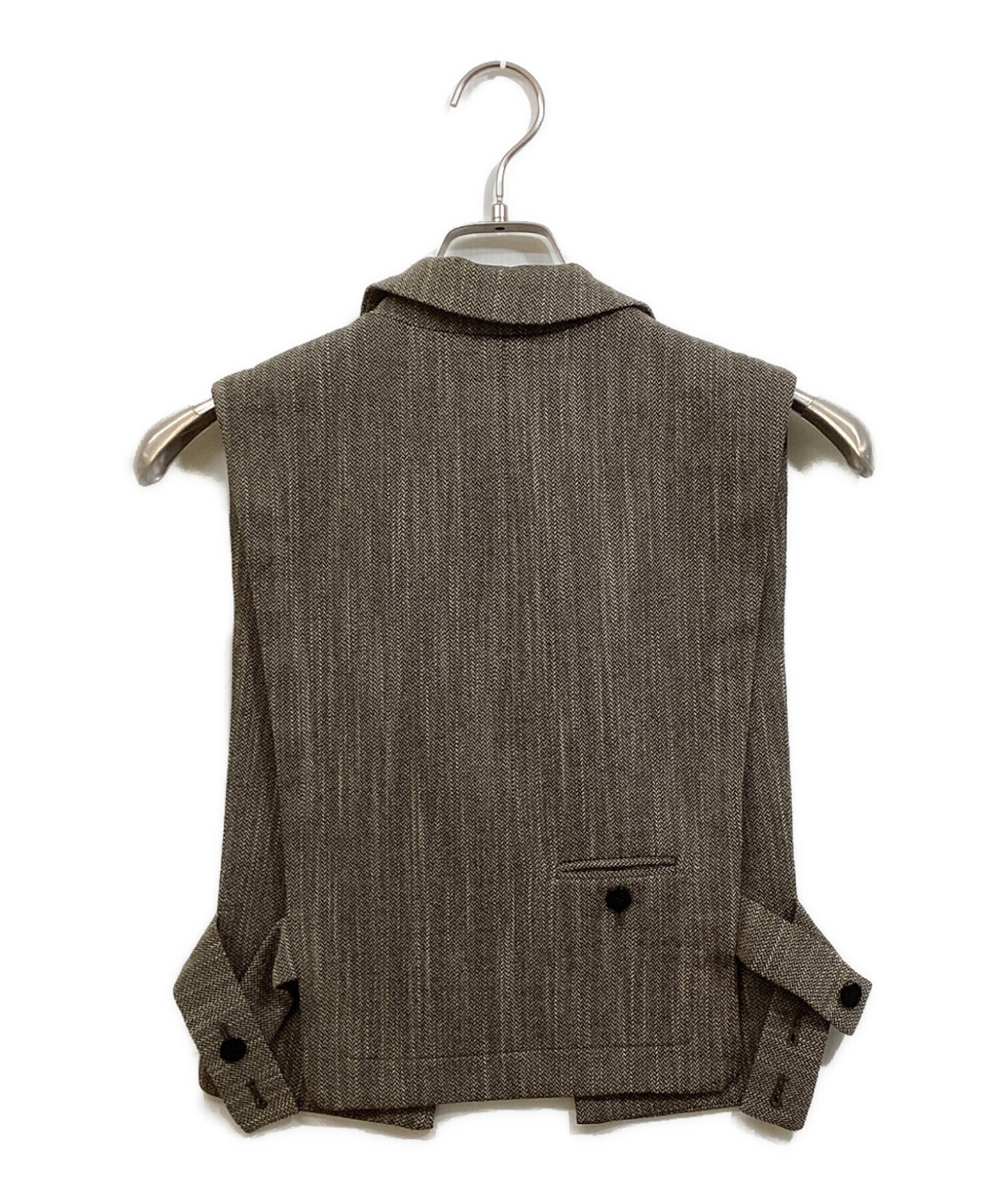 中古・古着通販】AMERI (アメリ) CONVERTIBLE HERRINGBONE JACKET