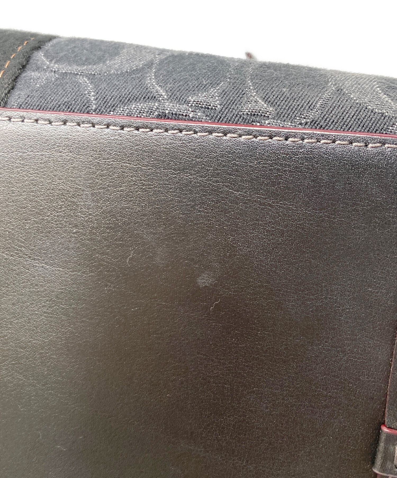 中古・古着通販】COACH (コーチ) ブラック ラージ スミス トート 