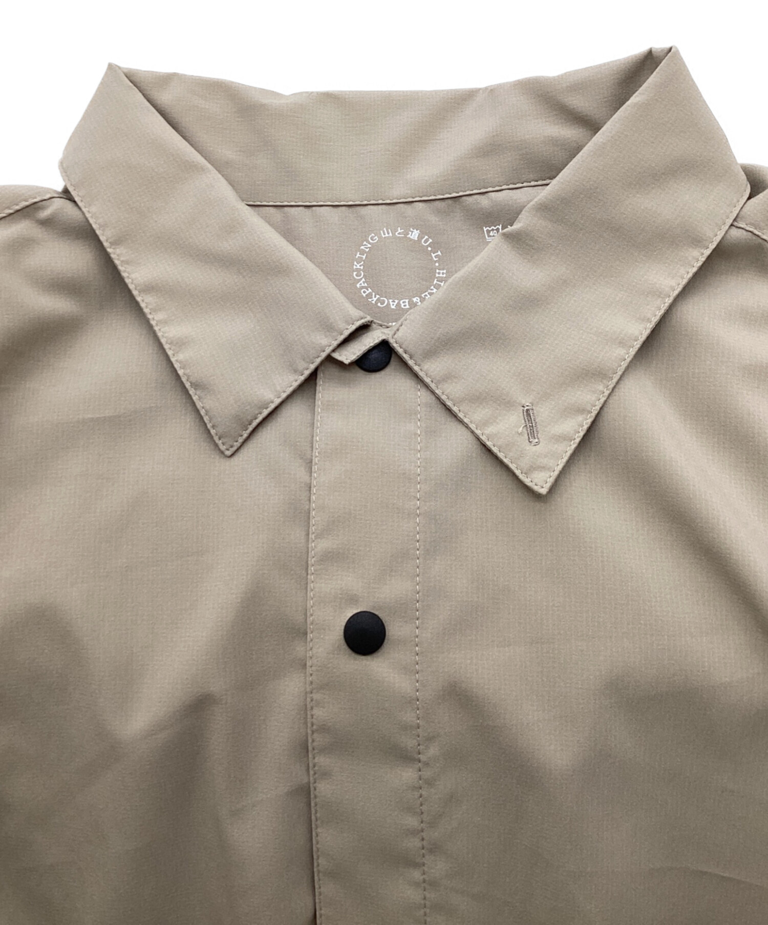 中古・古着通販】山と道 (ヤマトミチ) バンブーシャツ ベージュ サイズ