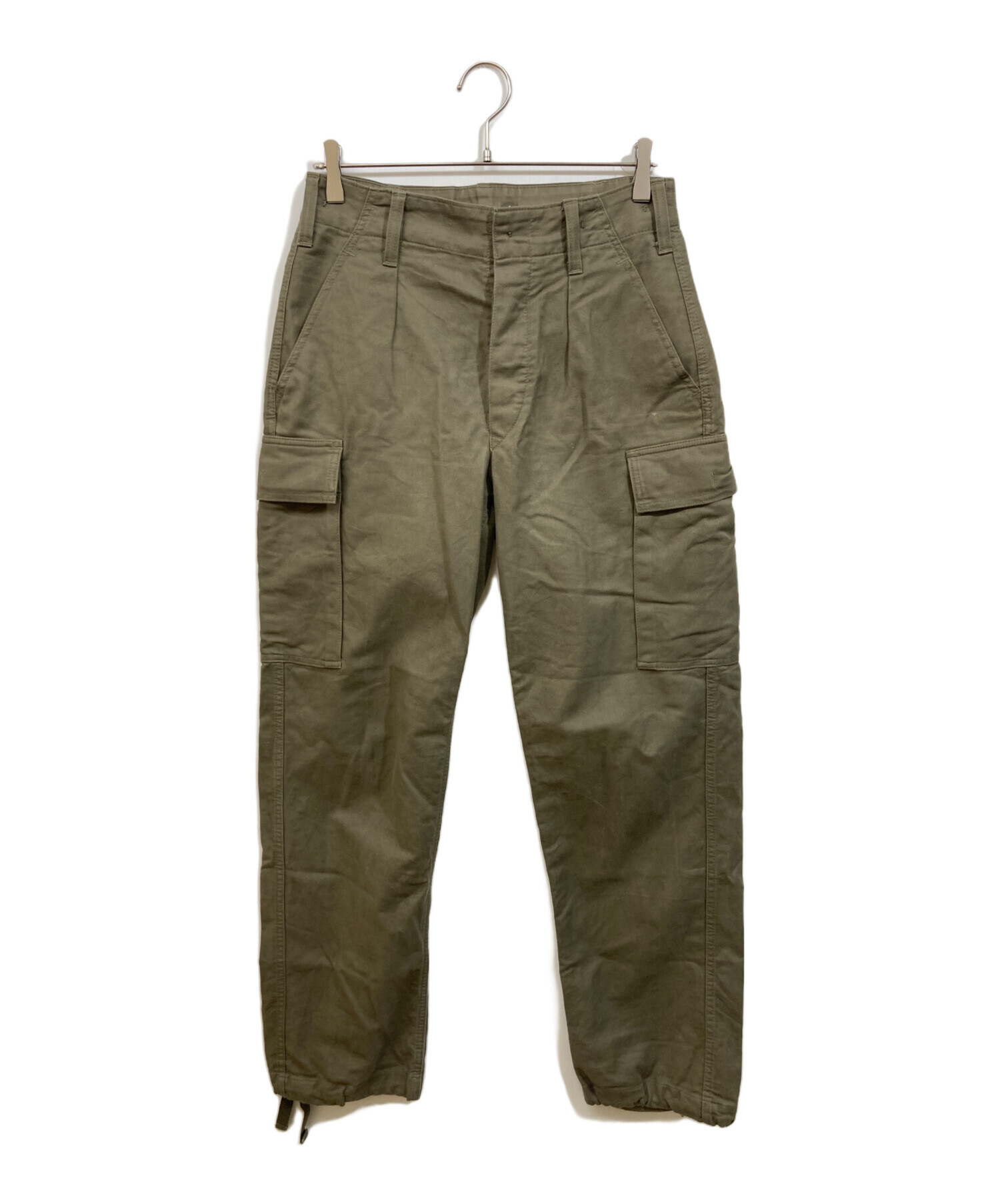 中古・古着通販】German Army (ドイツ軍) カーゴパンツ カーキ サイズ 