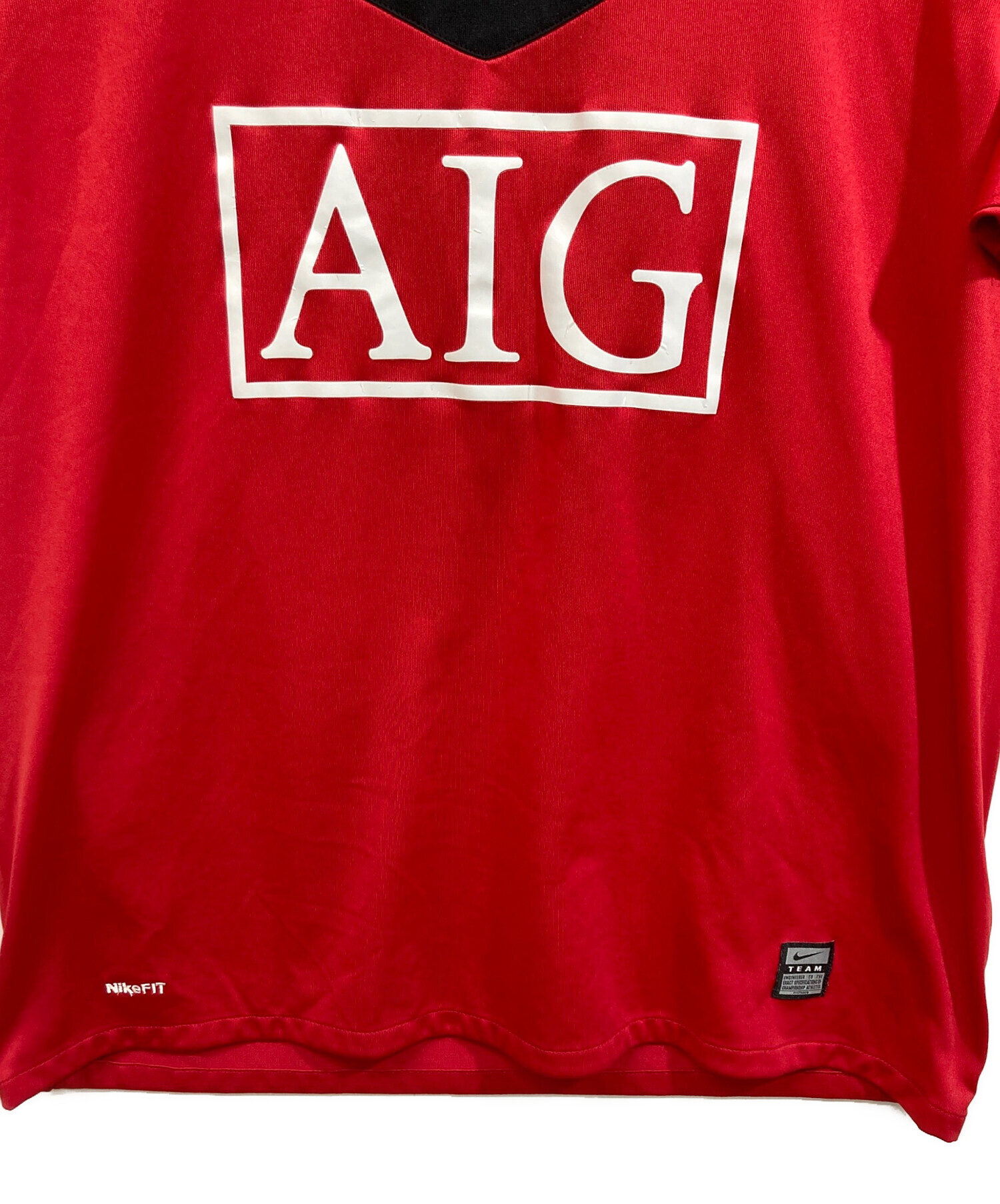 NIKE ゲームシャツ　サッカーシャツ　DRI-FIT レッド　M 古着　8#a 中古・古着通販】NIKE (ナイキ) ゲームシャツ レッド サイズ:M