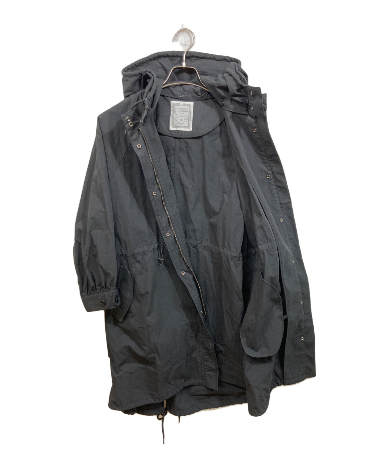 BEARDSLEY ビアズリー コットン ナイロン ミドル丈 モッズ コート 中古・古着通販】BEARDSLEY (ビアズリー) コットンナイロンミドル丈