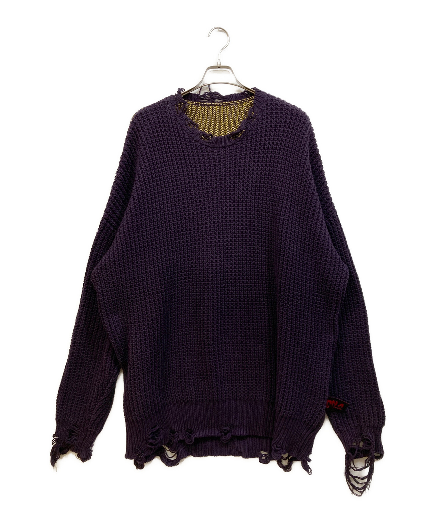 中古・古着通販】CVTVLIST (カタリスト) クラッシュ加工 バックロゴ