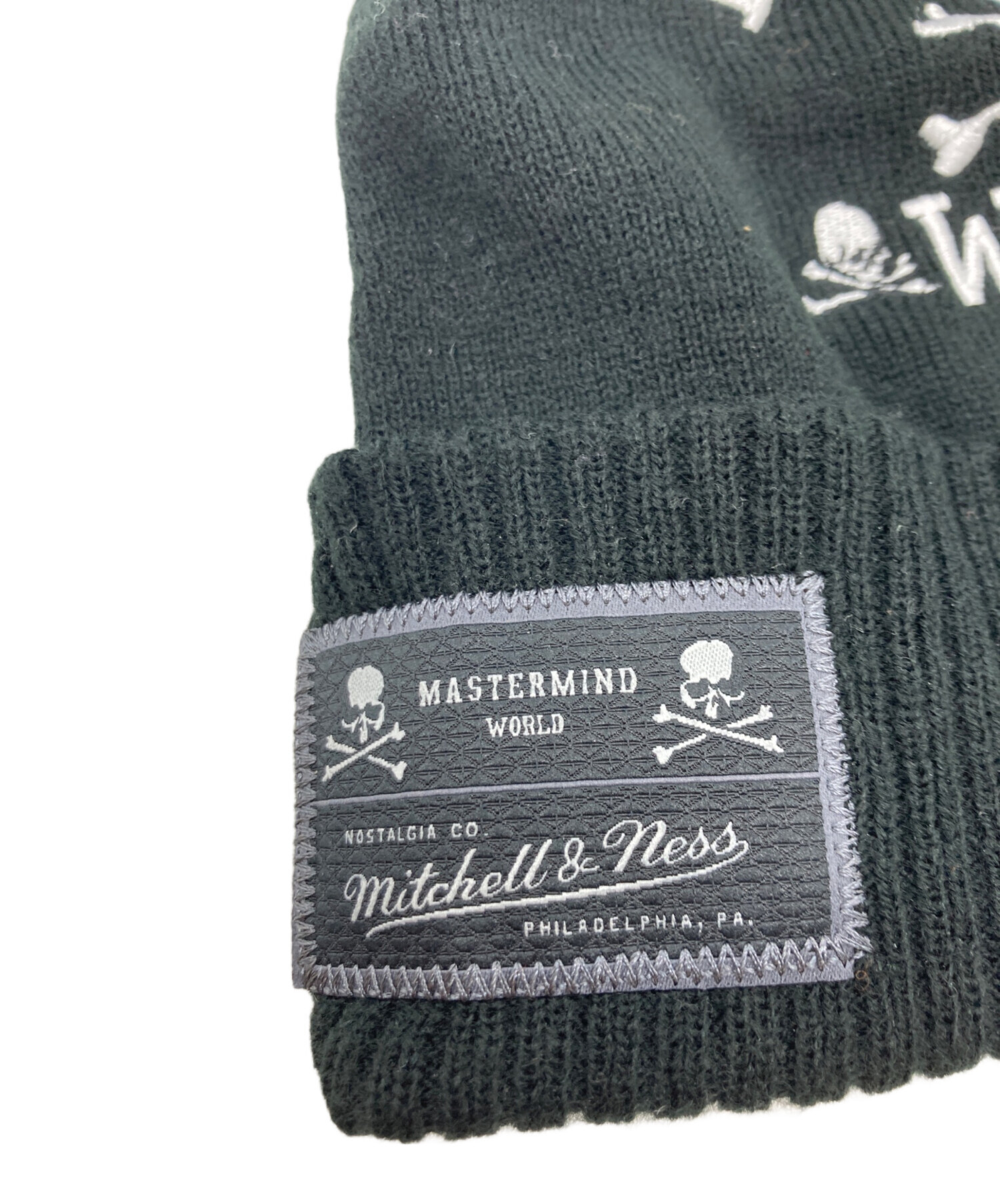 希少 マスターマインド MASTERMIND ビーニー 帽子スカル ワッペン 希少 マスターマインド MASTERMIND ビーニー 帽子スカル ワッペン