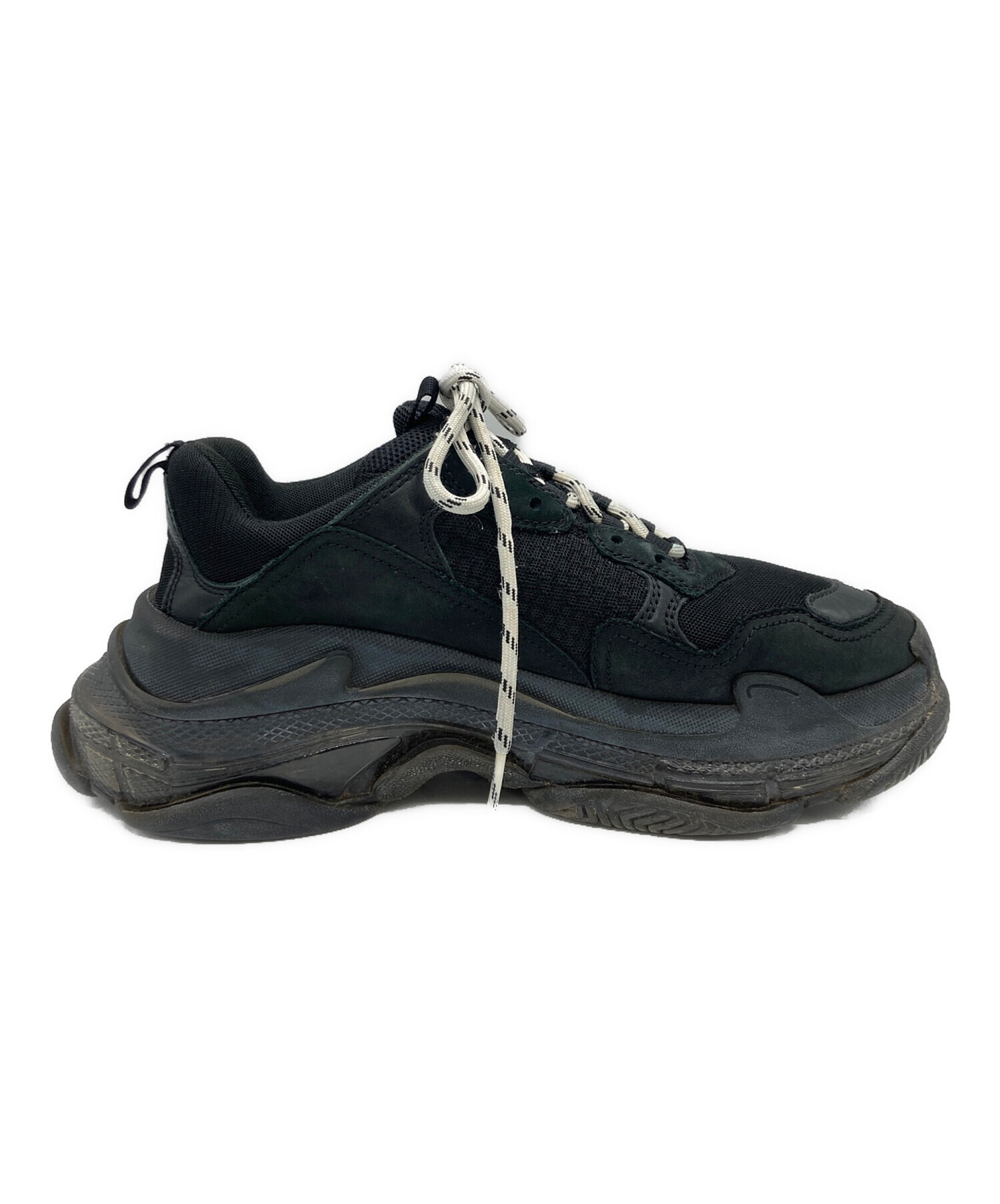 中古・古着通販】BALENCIAGA (バレンシアガ) TRIPLE S ブラック サイズ