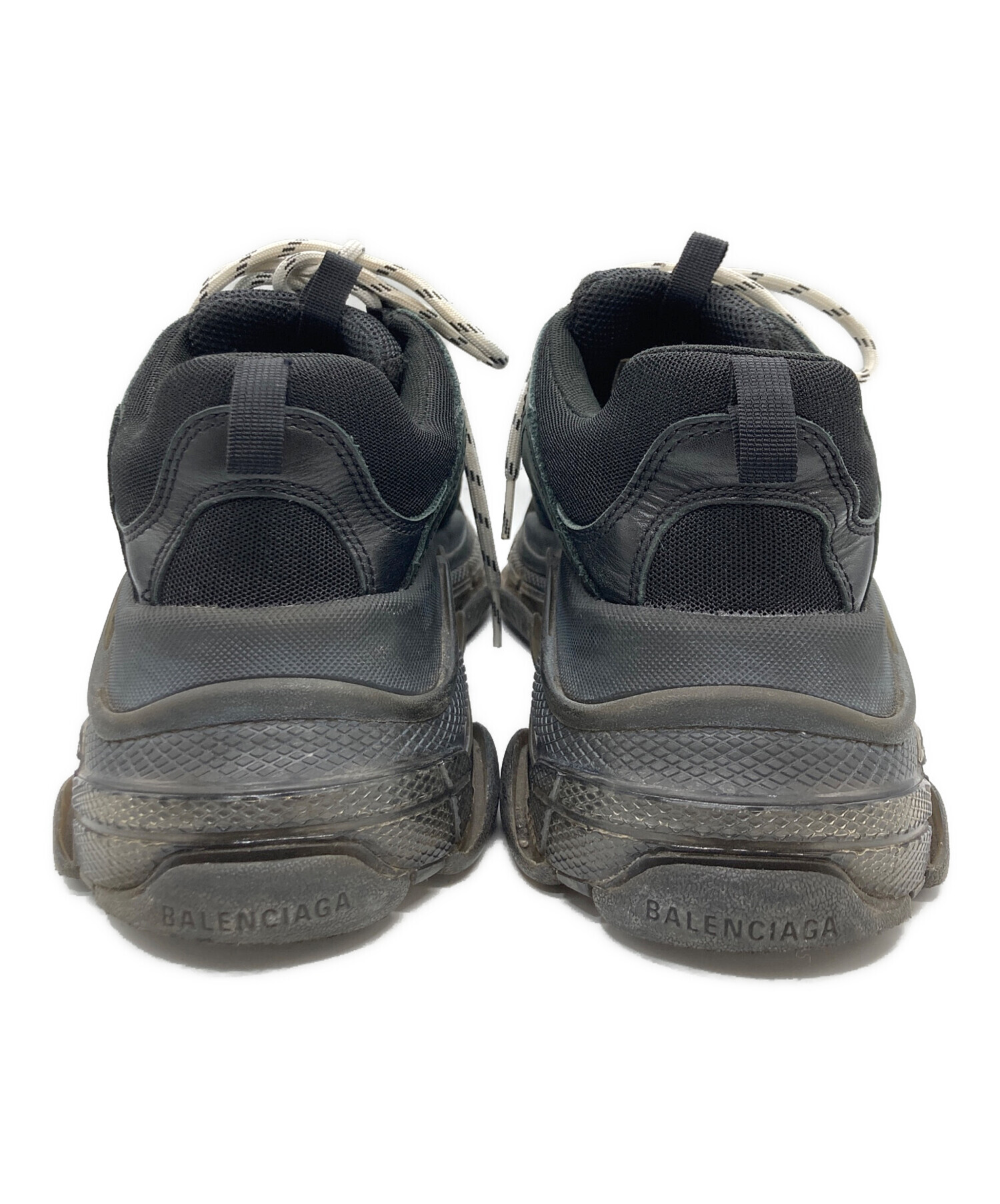 中古・古着通販】BALENCIAGA (バレンシアガ) TRIPLE S ブラック サイズ