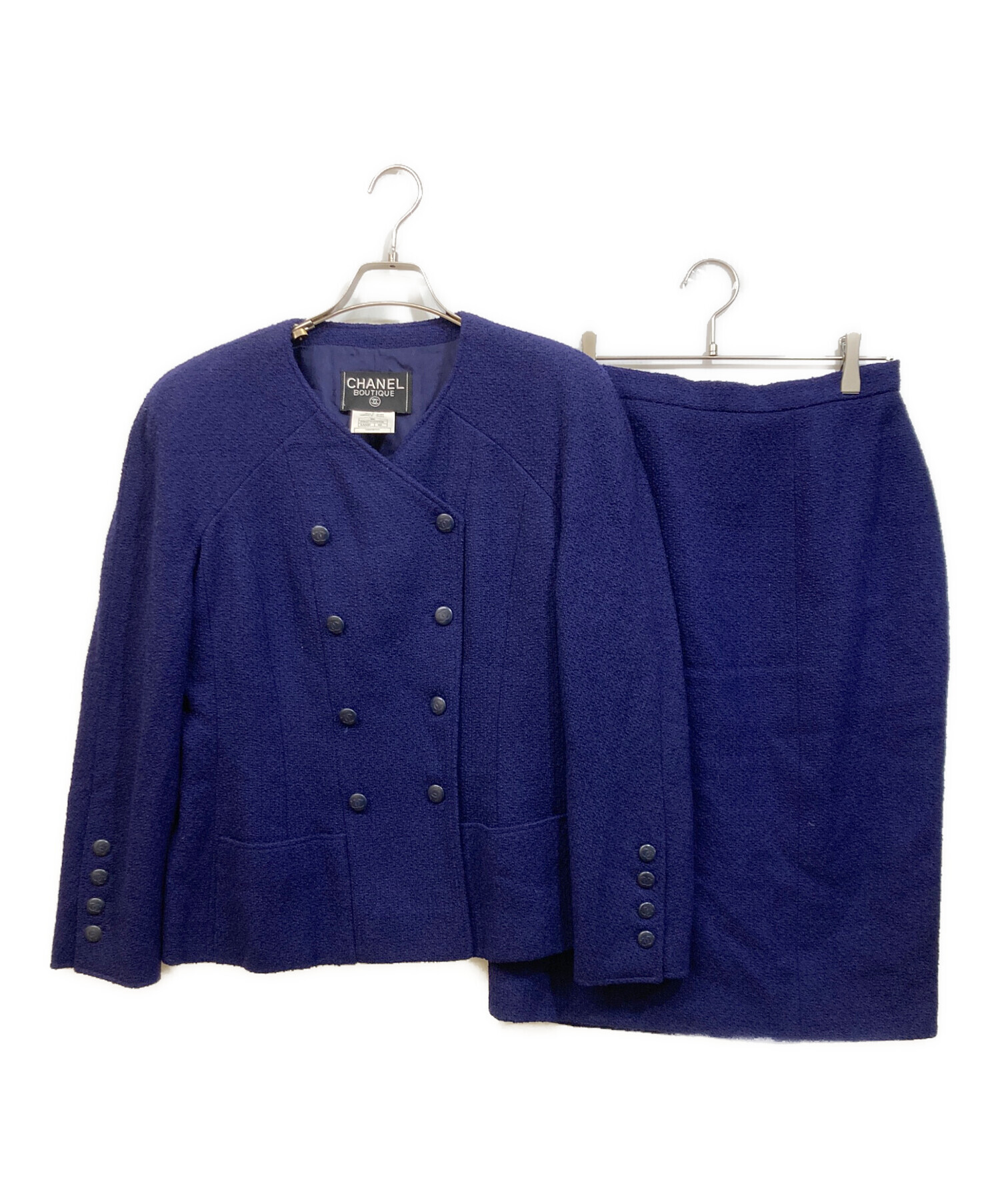 中古・古着通販】CHANEL (シャネル) シルク混 ツイードジャケット