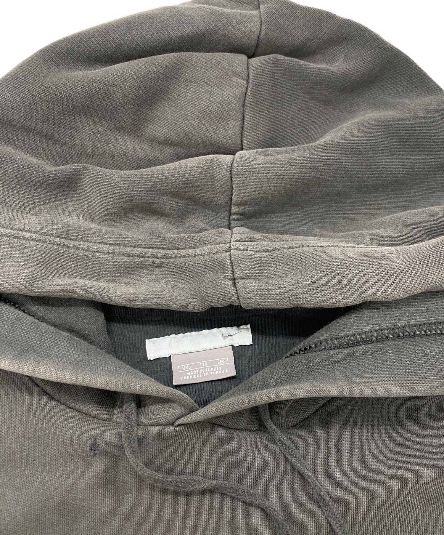 中古・古着通販】NIKE (ナイキ) 00sプルオーバーパーカー グレー 