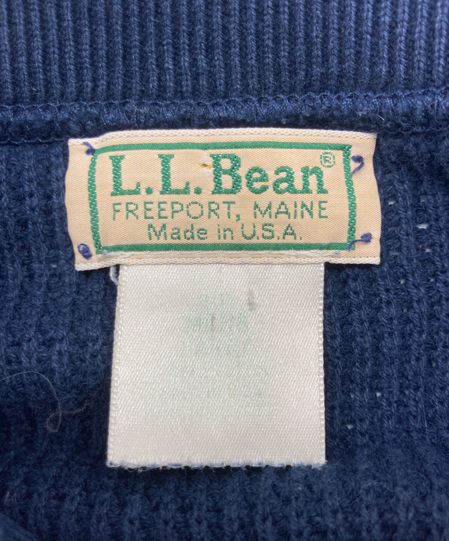 中古・古着通販】L.L.Bean (エルエルビーン) ヘンリーネックニット 