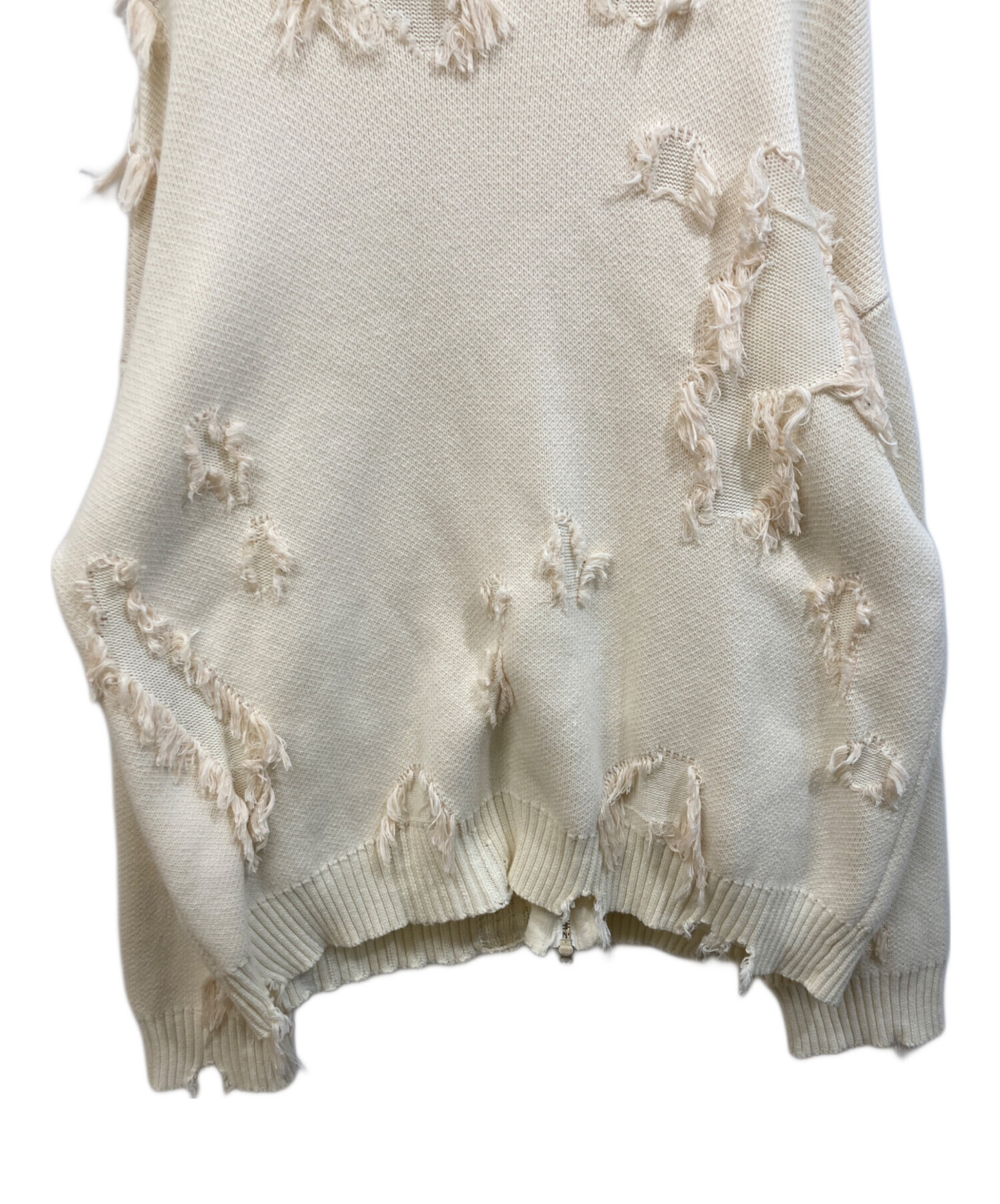 中古・古着通販】Danke schon (ダンケ シェーン) DAMEGE DRIVERS KNIT