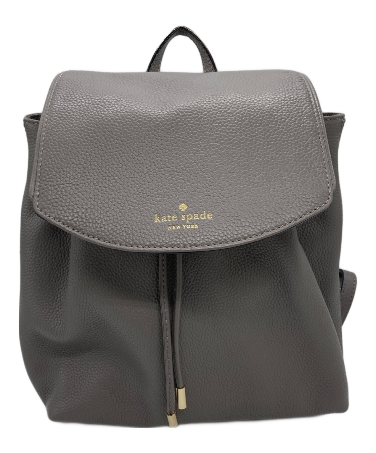 中古・古着通販】Kate Spade (ケイトスペード) 巾着型リュック グレー 