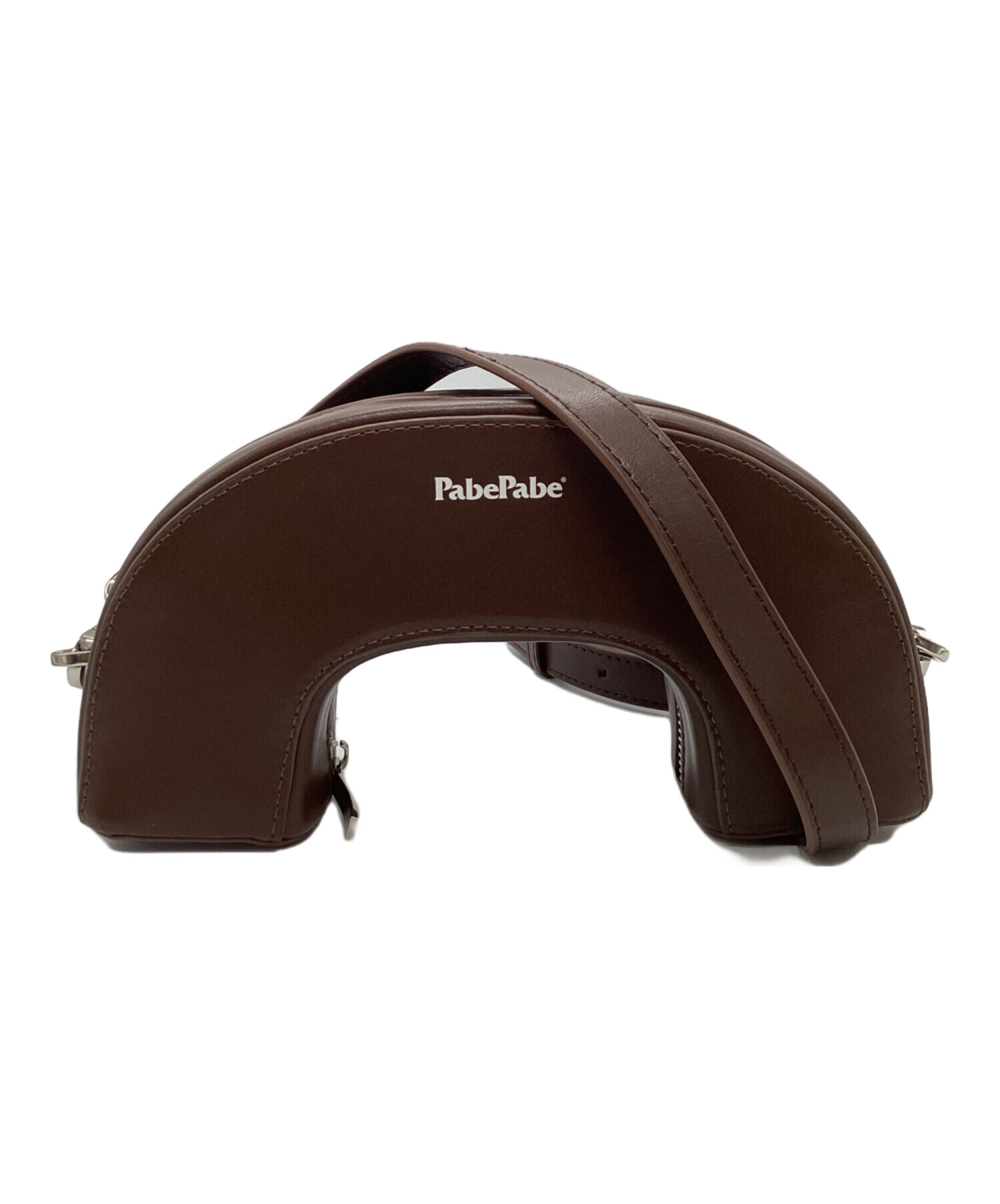 中古・古着通販】pabepabe (パビパビ) COWBOYBAG ブラウン｜ブランド 