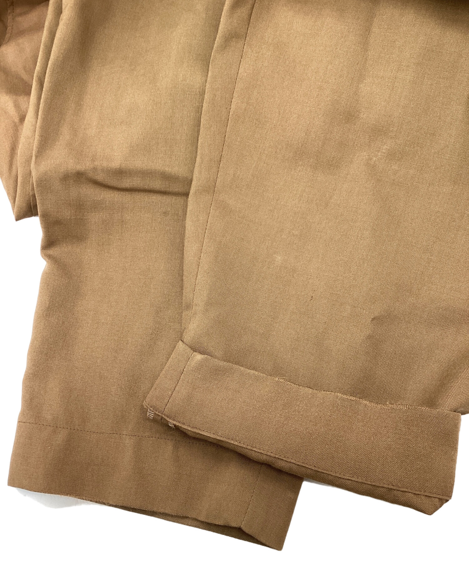 中古・古着通販】MARNI (マルニ) ウールイージーパンツ ブラウン