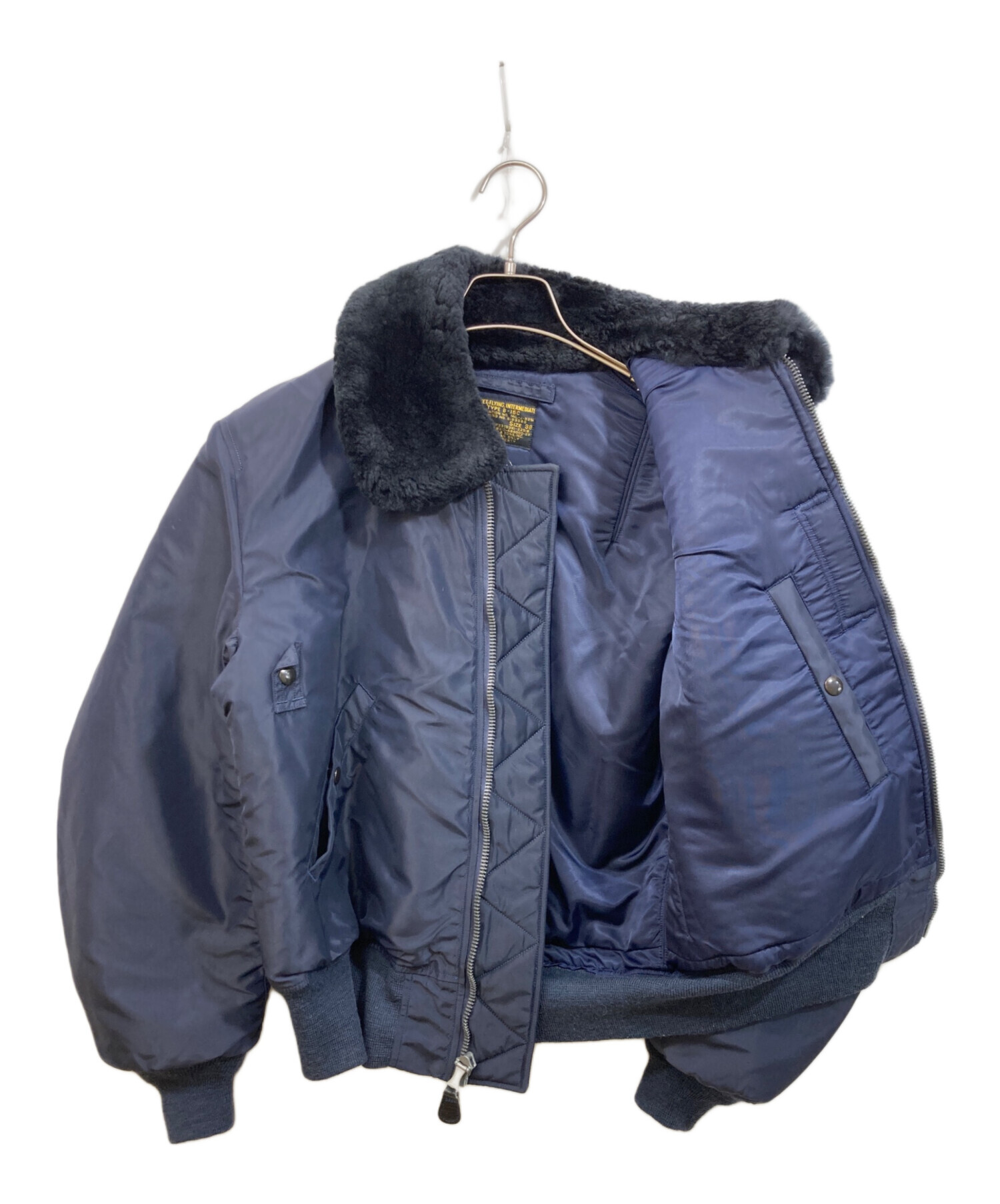 バズリクソン フライトジャケット ネイビー 34 中古・古着通販】BUZZ RICKSON'S (バズリクソンズ) TYPE B-15C