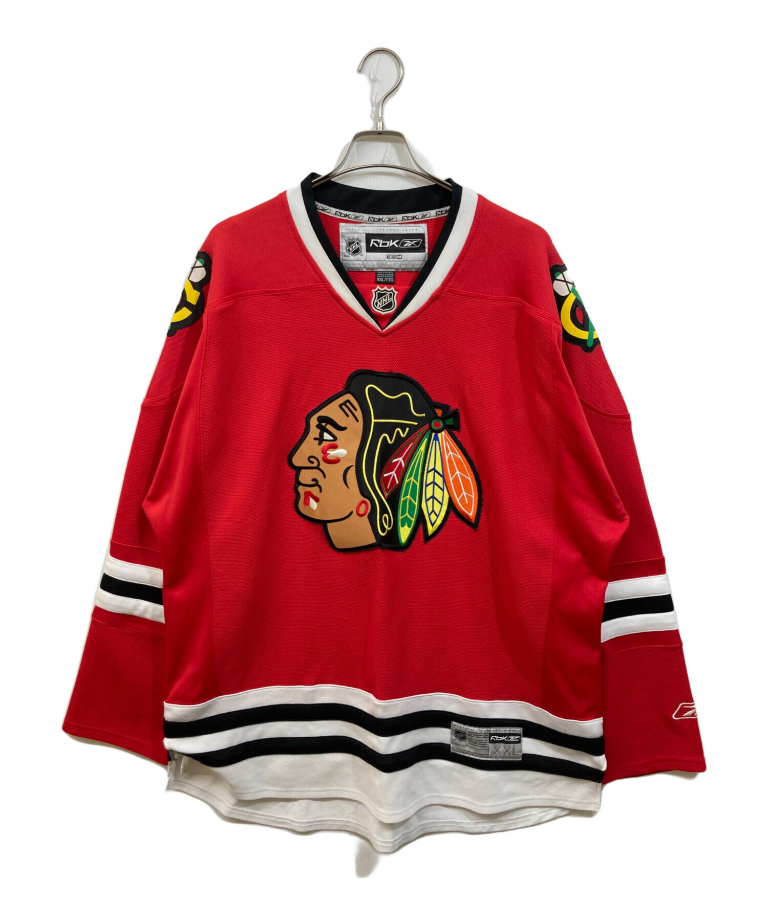 中古・古着通販】REEBOK (リーボック) ホッケージャージ レッド サイズ