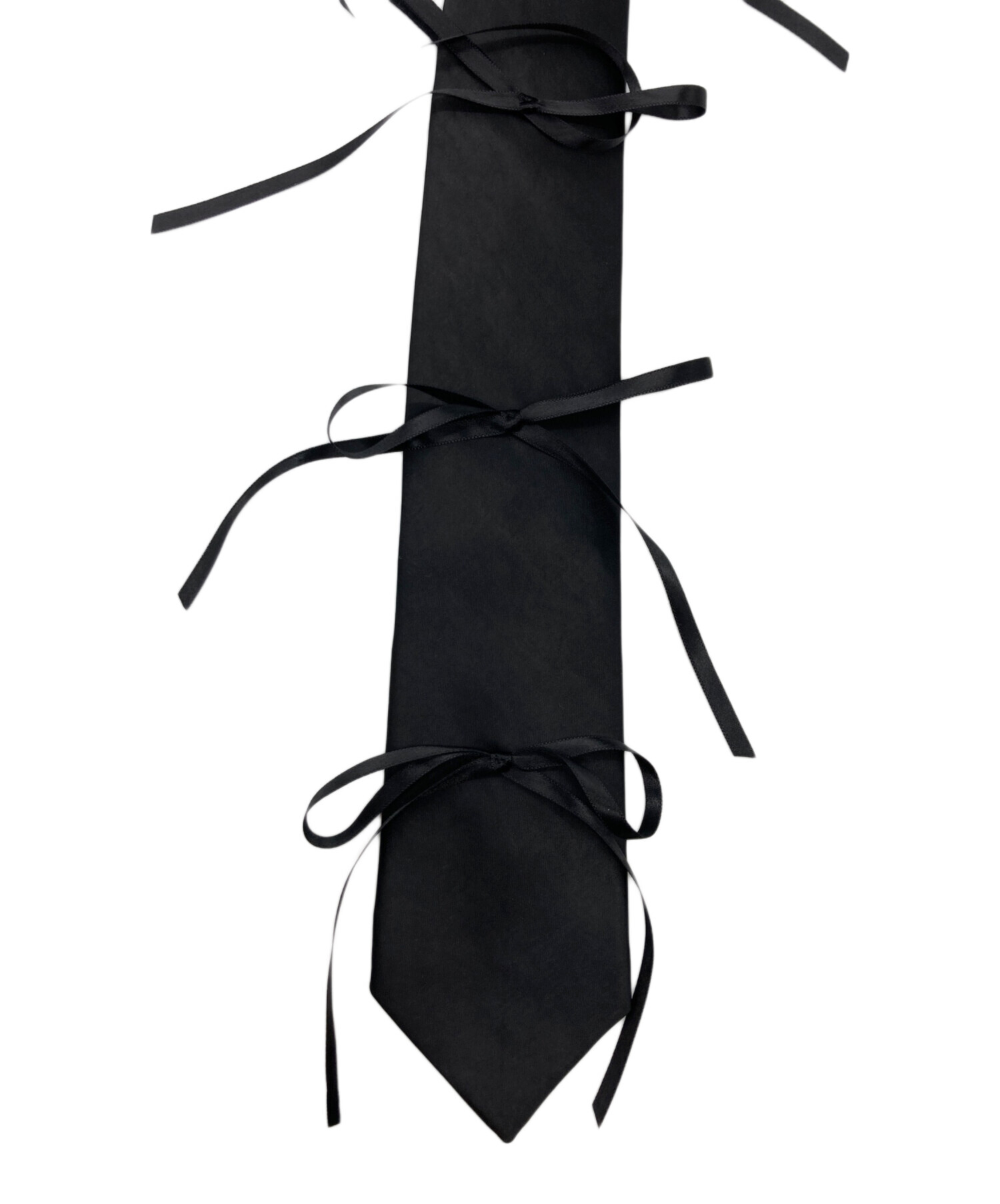 中古・古着通販】RONE PARC (ロネ パーク) Ribbon rope tie ブラック