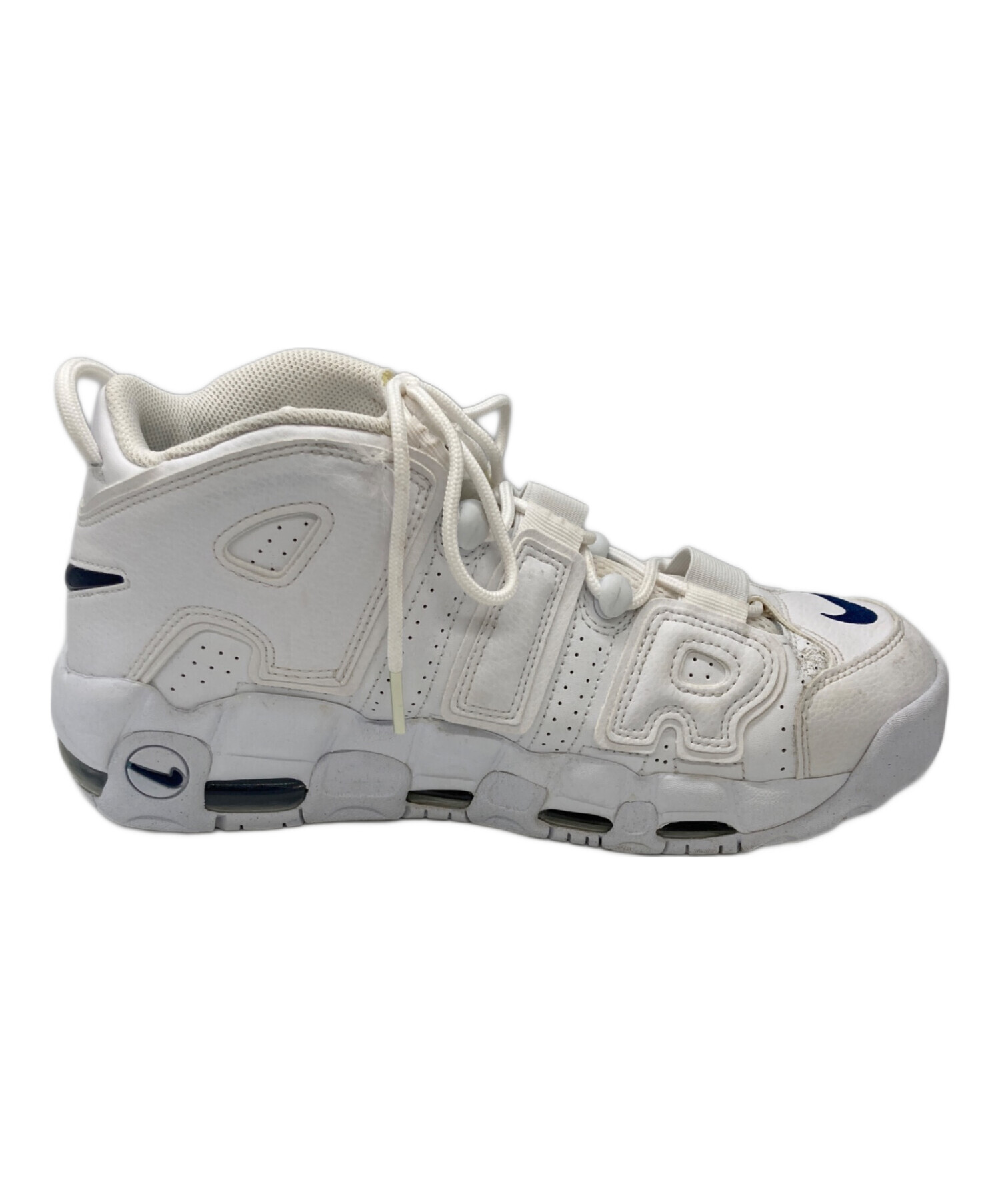 中古・古着通販】NIKE (ナイキ) AIR MORE UPTEMPO 96 ホワイト サイズ 