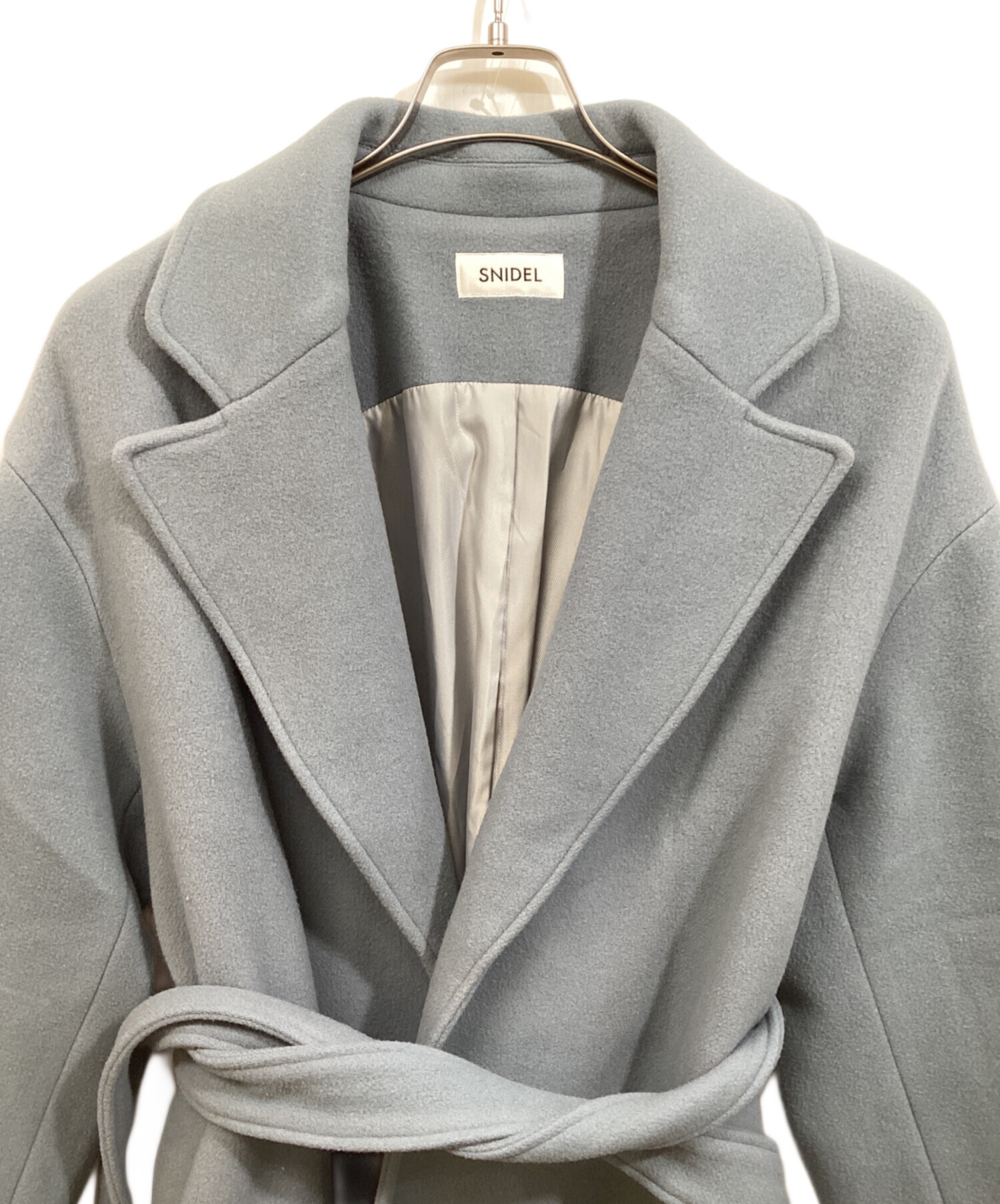中古・古着通販】Snidel (スナイデル) ウエストマークウールコート