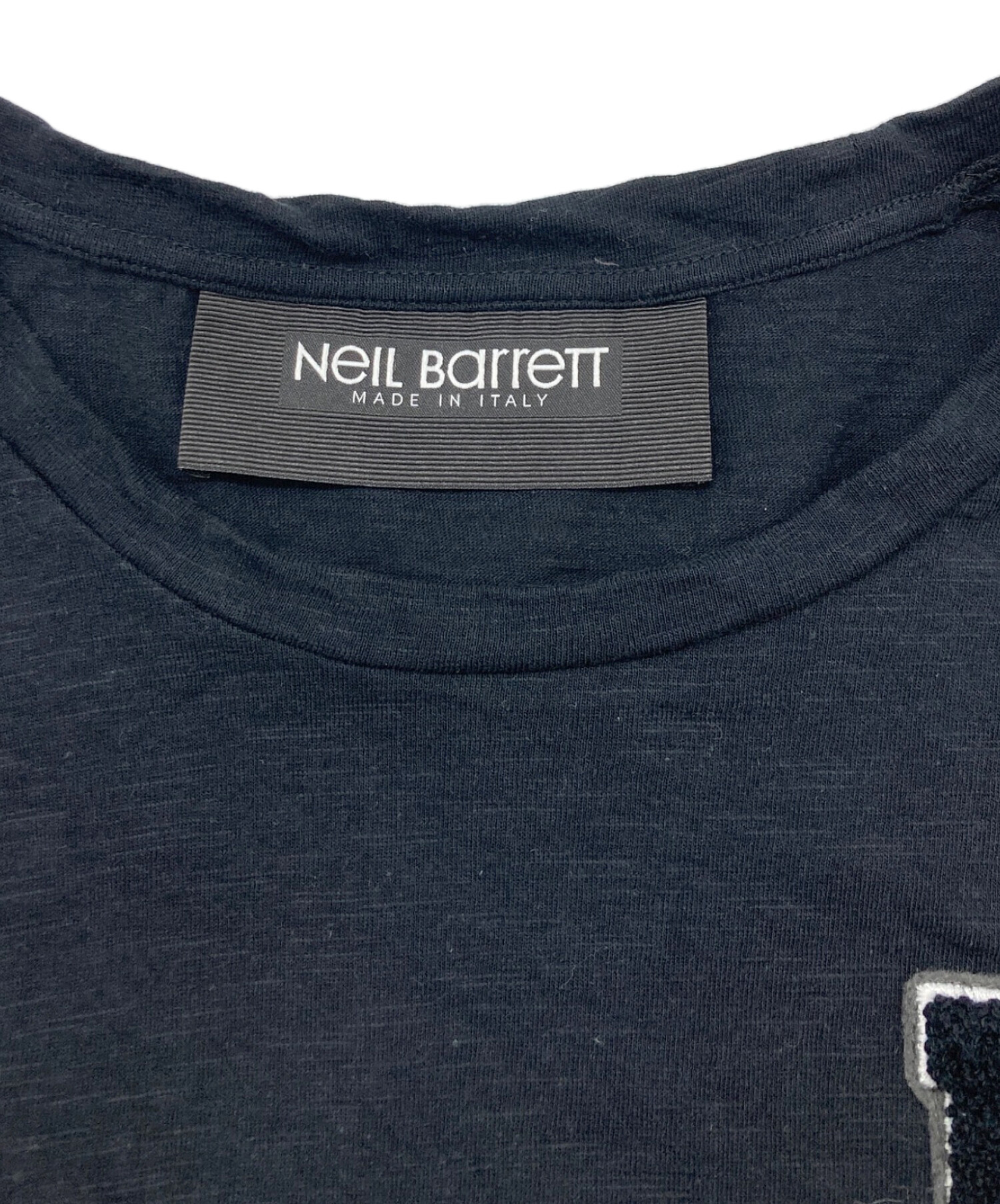 中古・古着通販】NEIL BARRETT (ニールバレット) ロゴTロゴTシャツ
