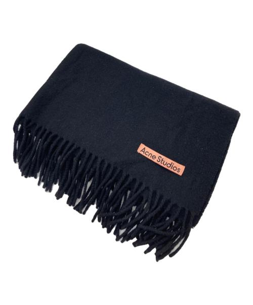 Acne Studios アクネストゥディオス　フリンジウールスカーフ ブラック Acne Studios/アクネ ストゥディオズ_Women通販 | フリンジウール