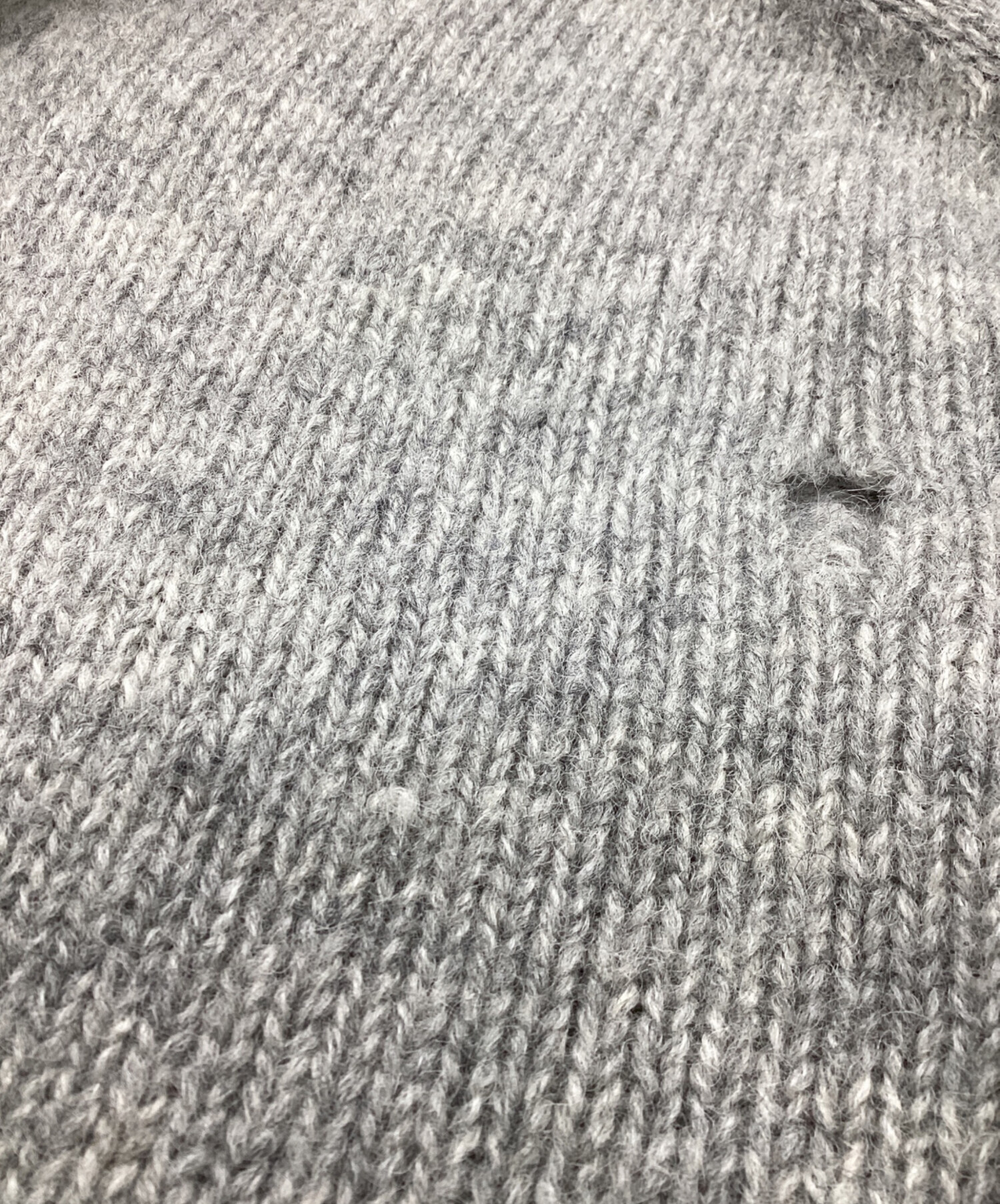 中古・古着通販】UNUSED (アンユーズド) 3G Crew neck damage knit