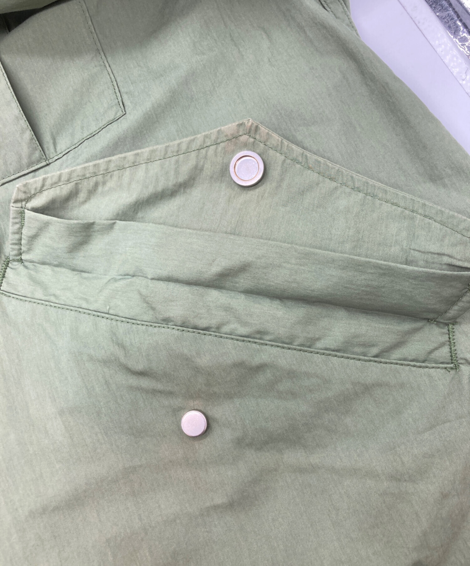 中古・古着通販】BABYLONE (バビロン) モッズコート カーキ サイズ