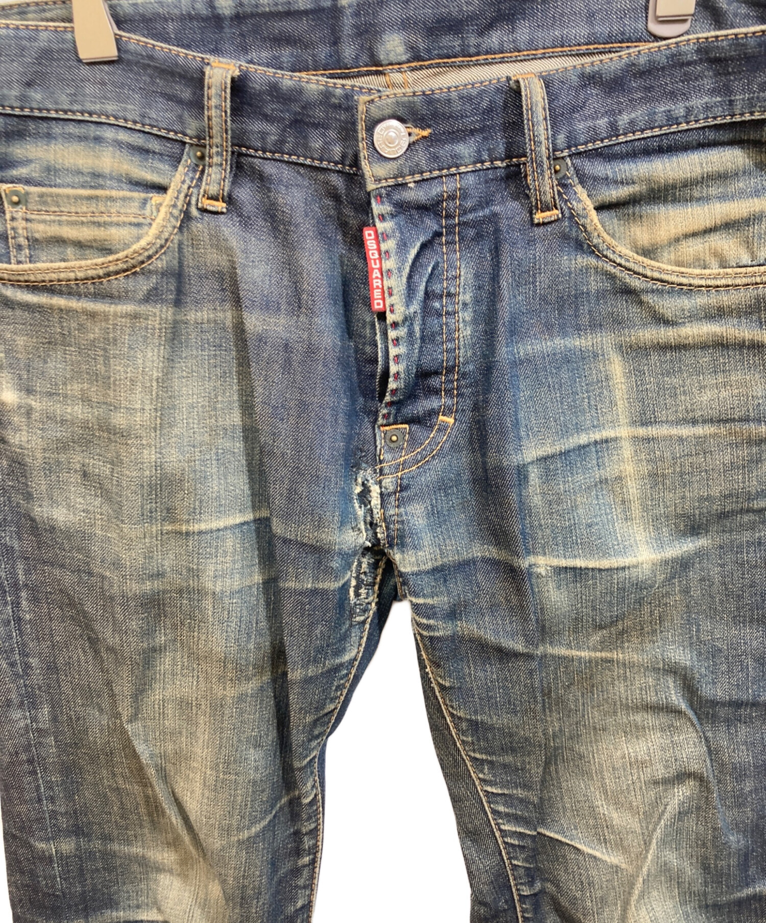 DSQUARED2◇イタリア製◇ メンズストレートパンツ 中古・古着通販】DSQUARED2 (ディースクエアード) ストレートデニム