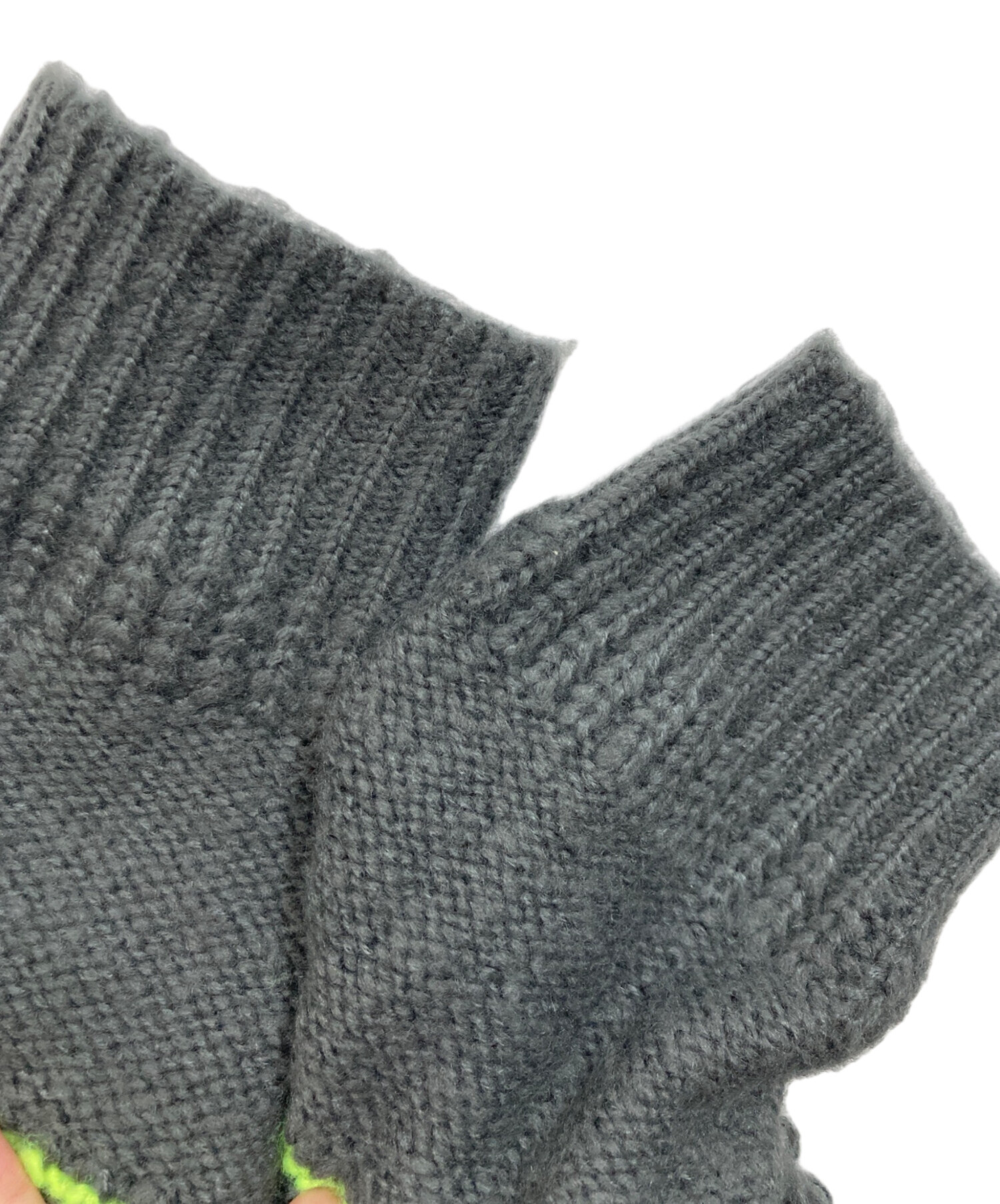 AULA AILA カーディガン ダークグレー完売品 中古・古着通販】AULA AILA (アウラアイラ) ループフリンジニット