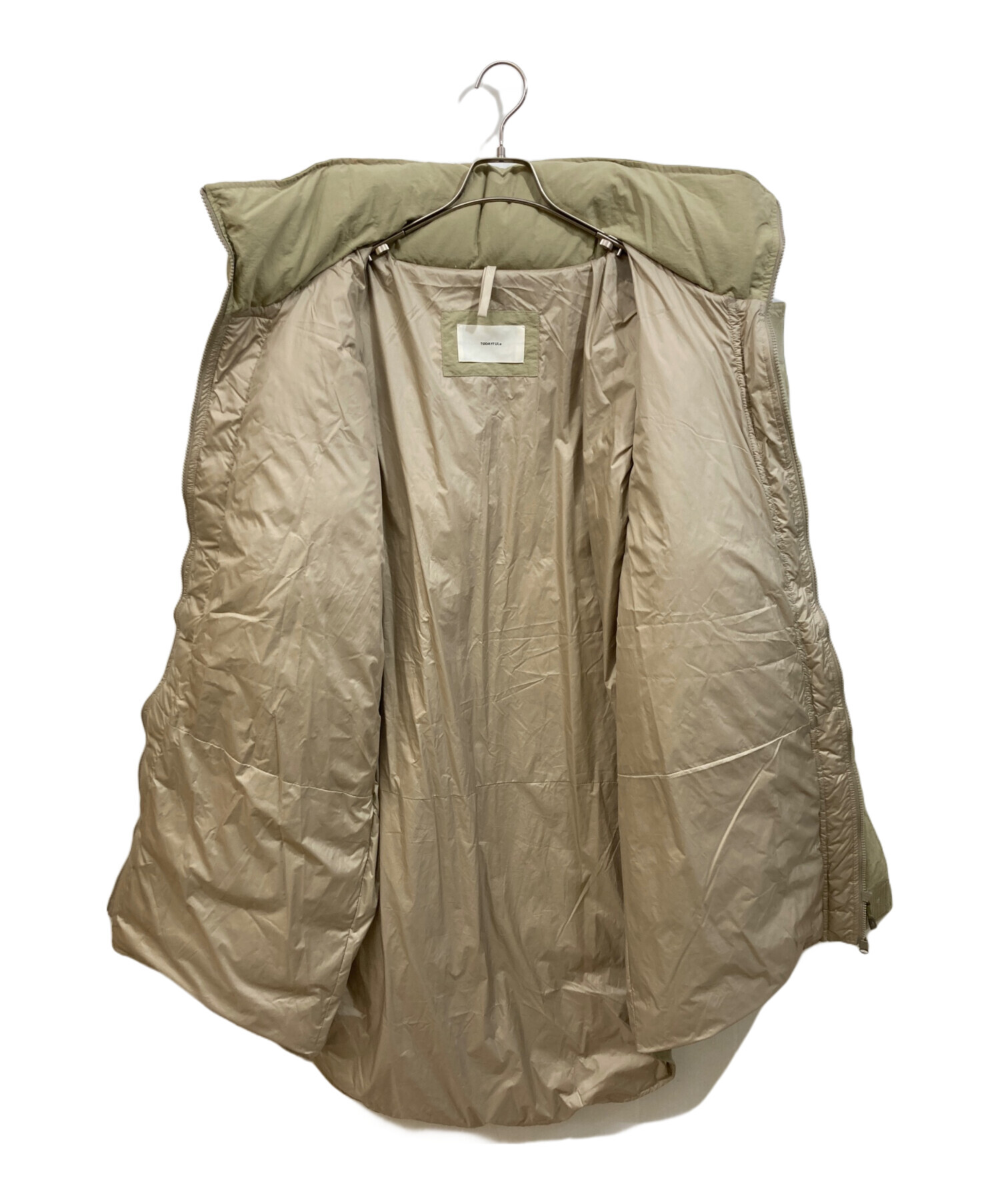 中古・古着通販】TODAYFUL (トゥデイフル) Monster Down Coat ベージュ