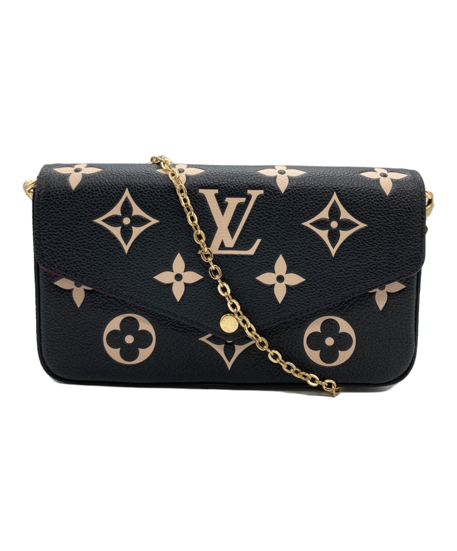 【Louis Vuitton 】ポシェット•フェリシー　ブラック　正規品極美品 中古・古着通販】LOUIS VUITTON (ルイ ヴィトン) ポシェット