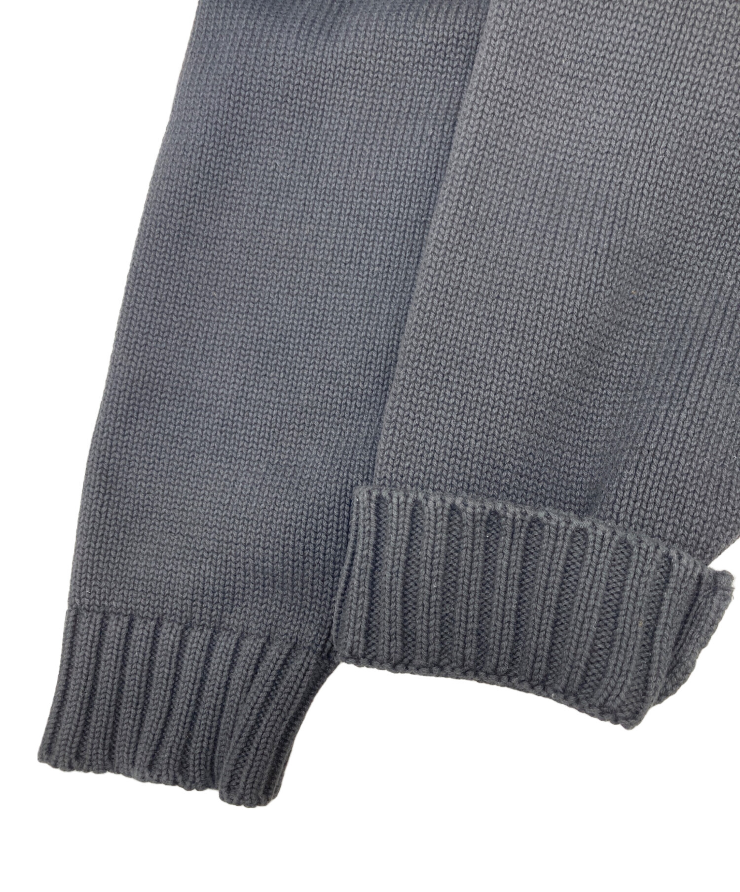 BoTT ボット Dyed Raglan Knit BLACK XL 中古・古着通販】BoTT (ボット) Dyed Raglan Knit ブラック サイズ