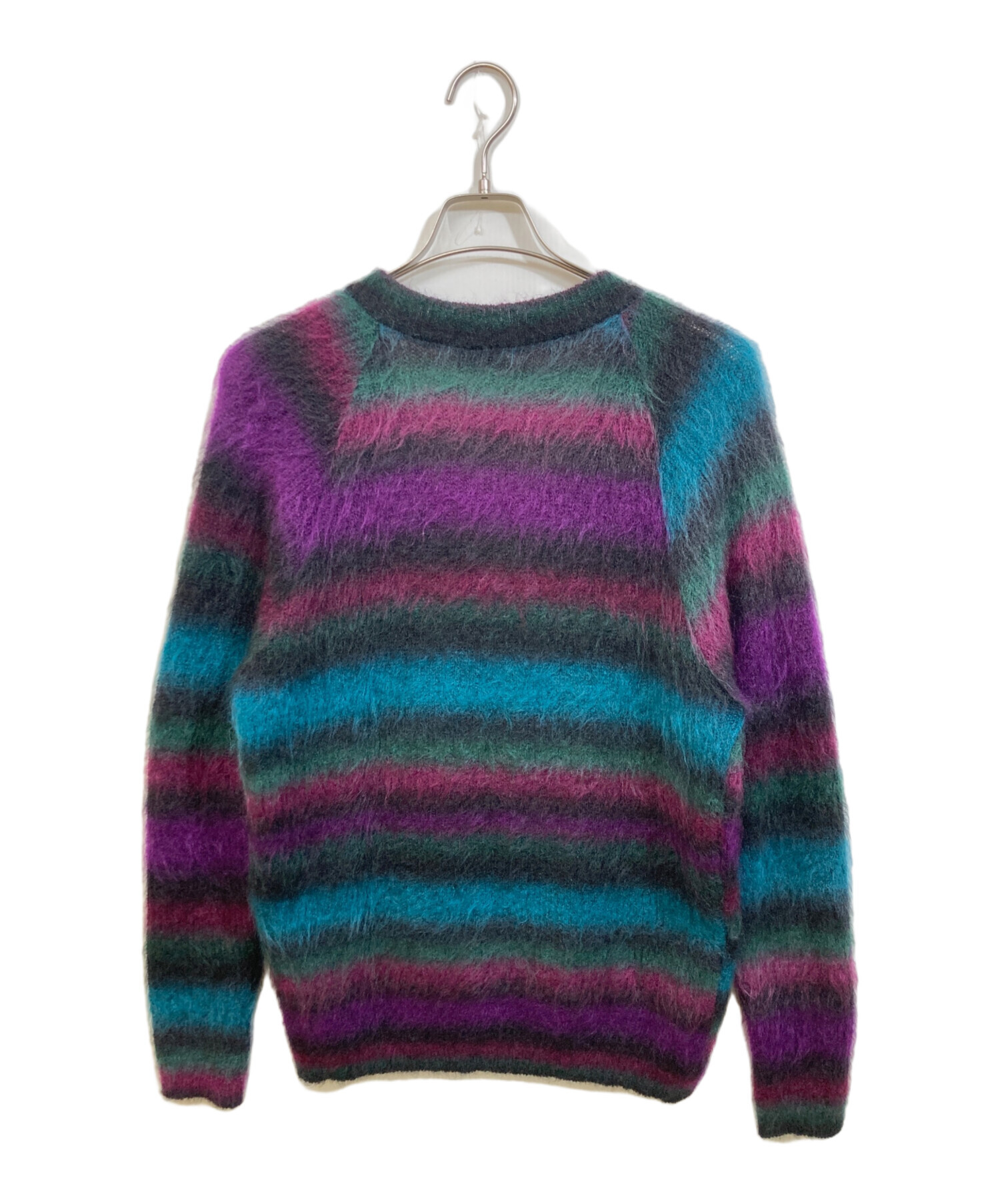 中古・古着通販】FUMIE=TANAKA (フミエタナカ) MOHAIR VNECK パープル 