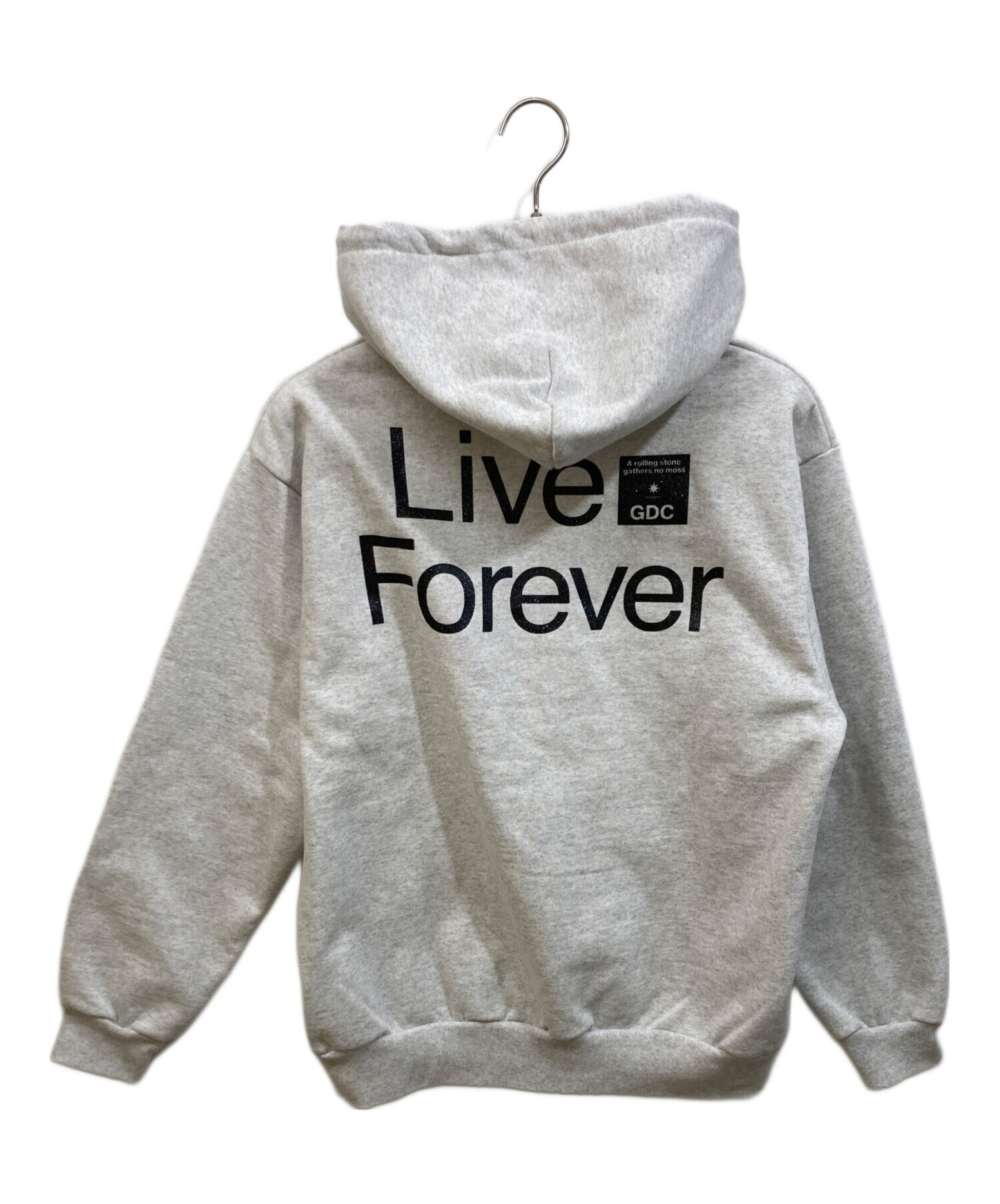 中古・古着通販】GDC (ジーディーシー) kinski hoodie グレー サイズ