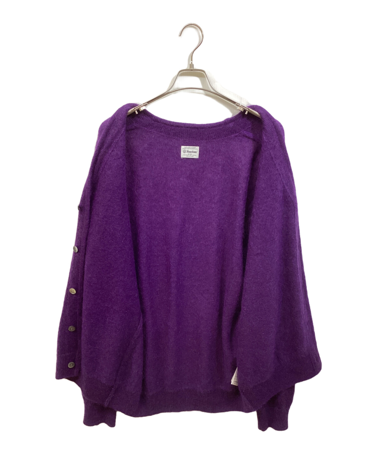 中古・古着通販】yonetomi (ヨネトミ) SHAGGY MOHAIR CARDIGAN