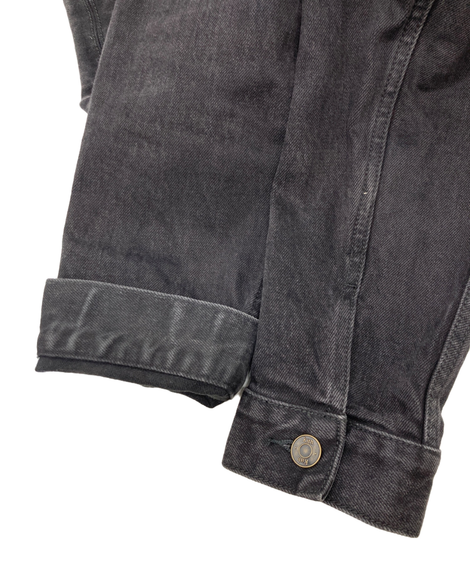 中古・古着通販】KITH (キス) Laight 2.0 Denim Jacket ブラック 中古・古着通販】KITH (キス) Laight 2.0 Denim Jacket ブラック
