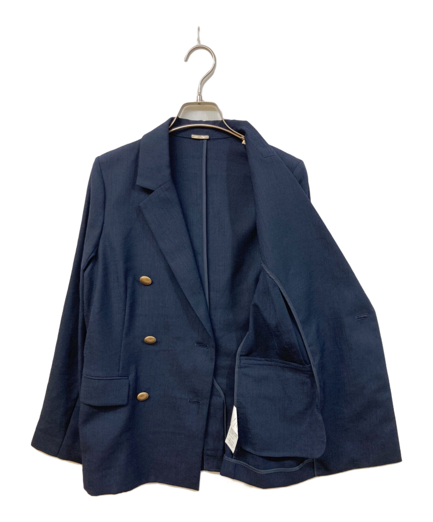 中古・古着通販】Snidel (スナイデル) テーラードジャケット ネイビー