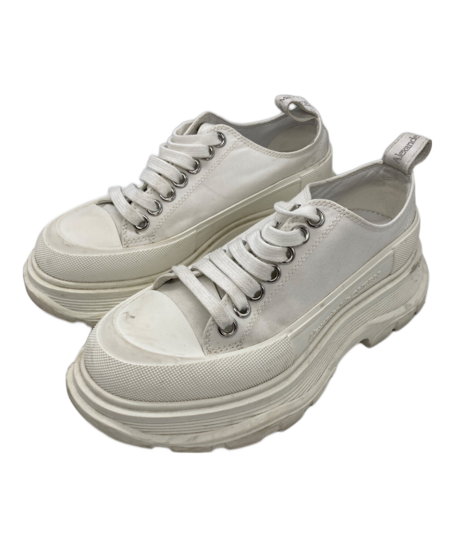 ALEXANDER MQUEEN 白 サイズ29cm【未使用】年末セール 中古・古着通販】ALEXANDER McQUEEN (アレキサンダーマックイーン