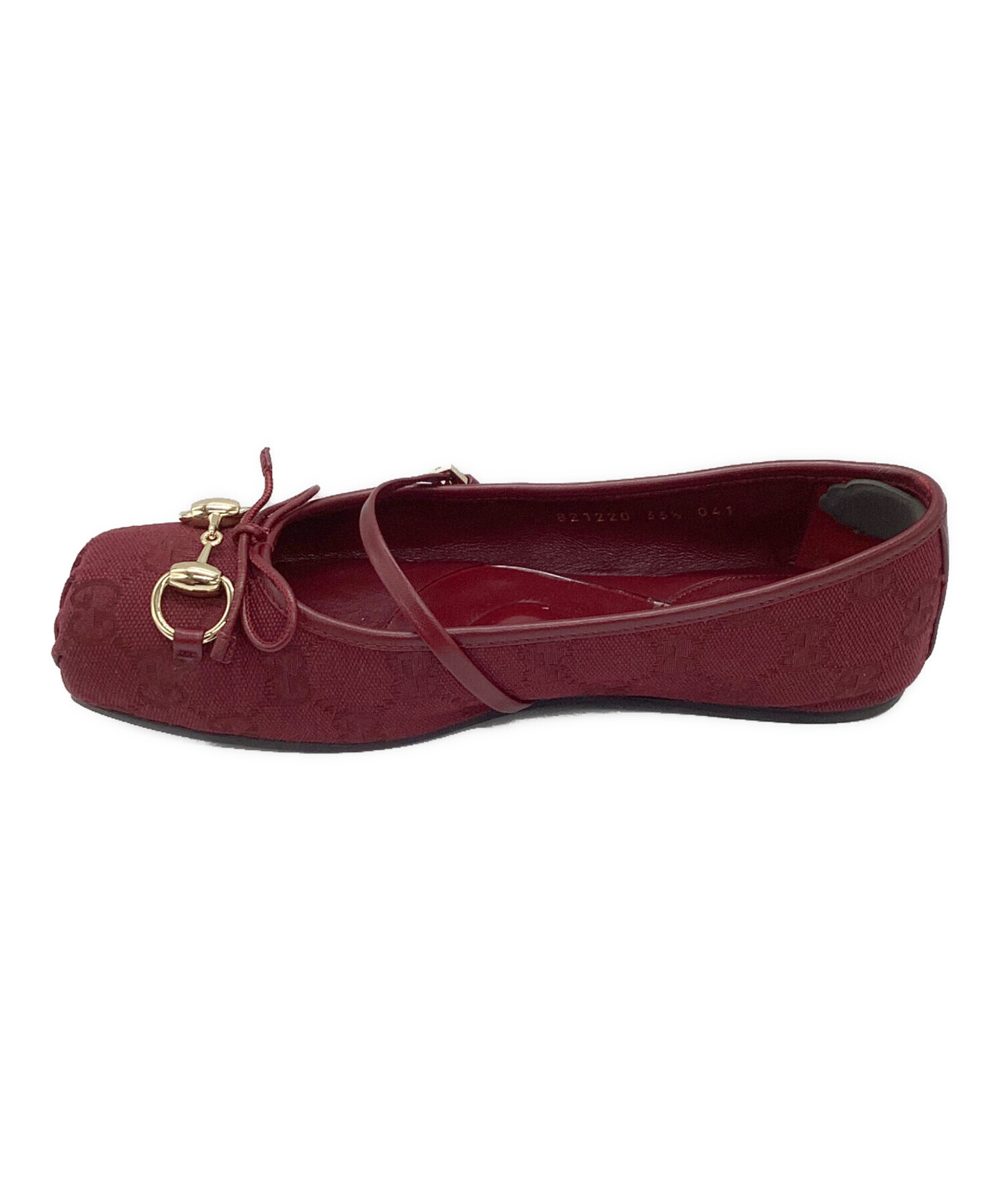 中古・古着通販】GUCCI (グッチ) ホースビットフラットバレエシューズ