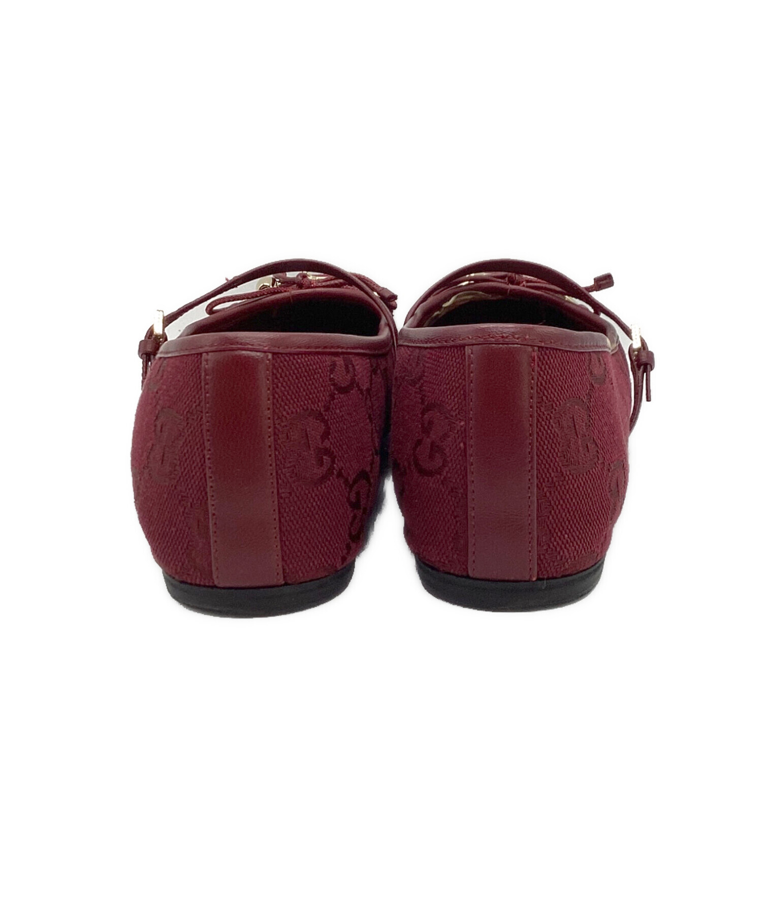 中古・古着通販】GUCCI (グッチ) ホースビットフラットバレエシューズ