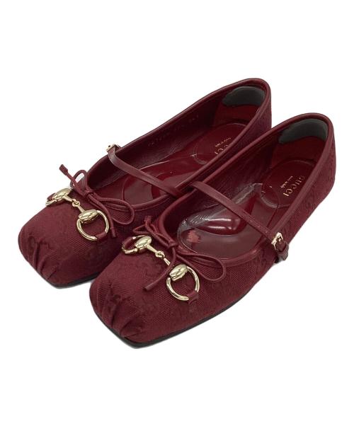 未使用GUCCI / グッチ ホースビット フラット パンプスヨルダン7.5B 3100000466442512_01_6372w.jpeg