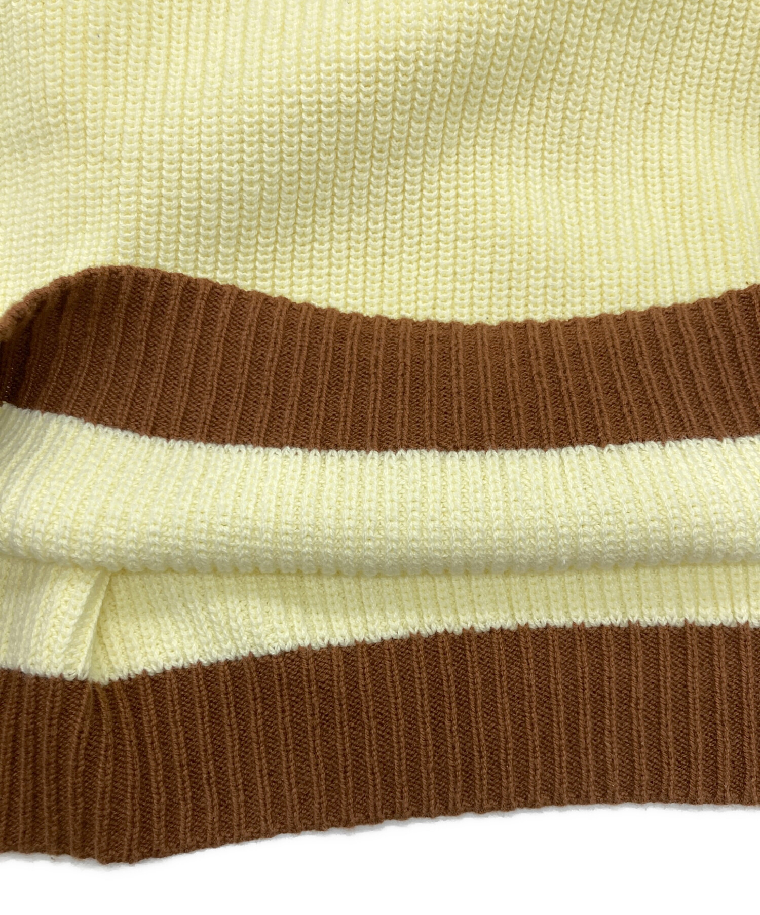 中古・古着通販】TTT MSW (ティー) New Standard Knit Vest イエロー 