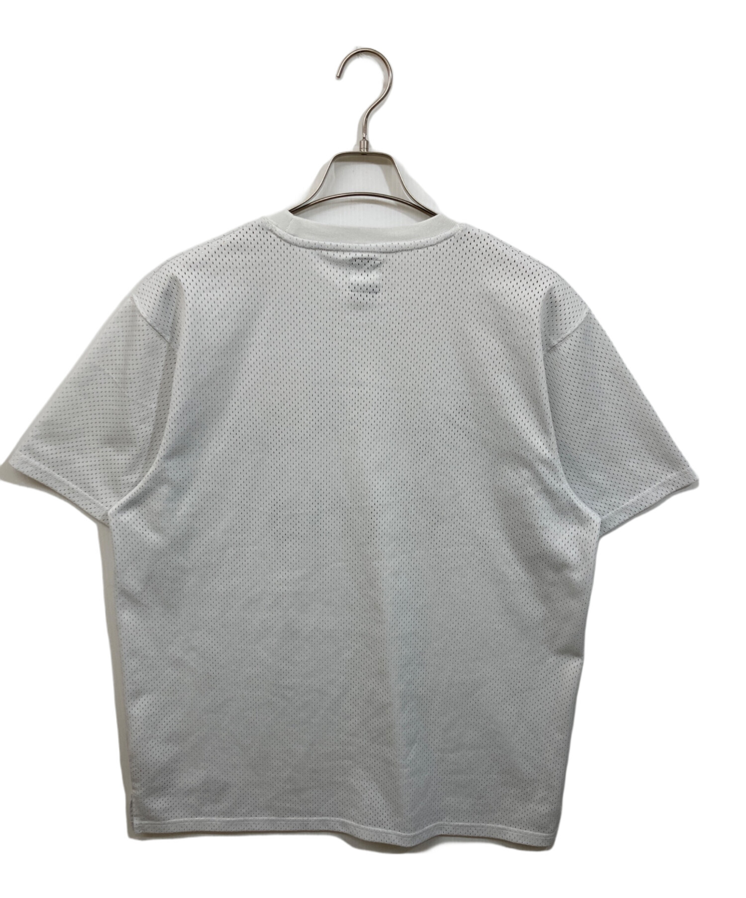 中古・古着通販】stussy (ステューシー) メッシュカットソー ホワイト