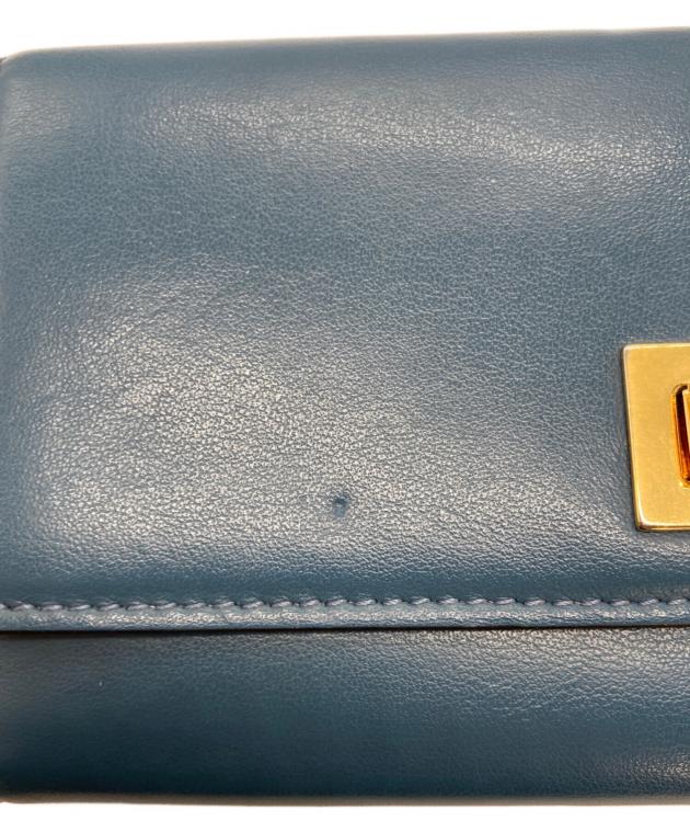 中古・古着通販】FENDI (フェンディ) 長財布 ブルー｜ブランド・古着