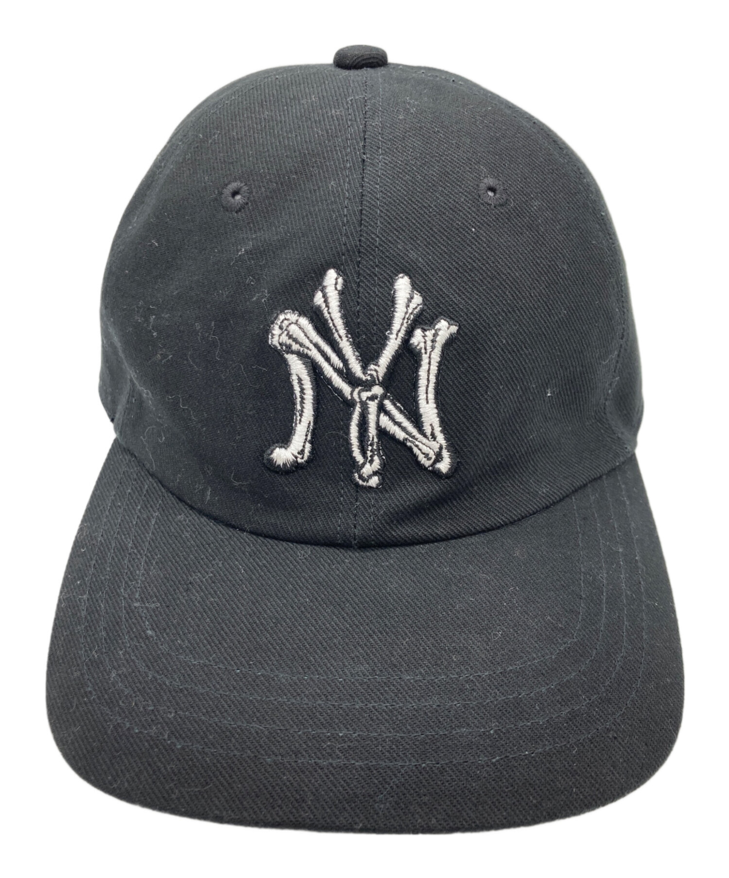 中古・古着通販】BASICKS (ベイシックス) bone new york cap ブラック