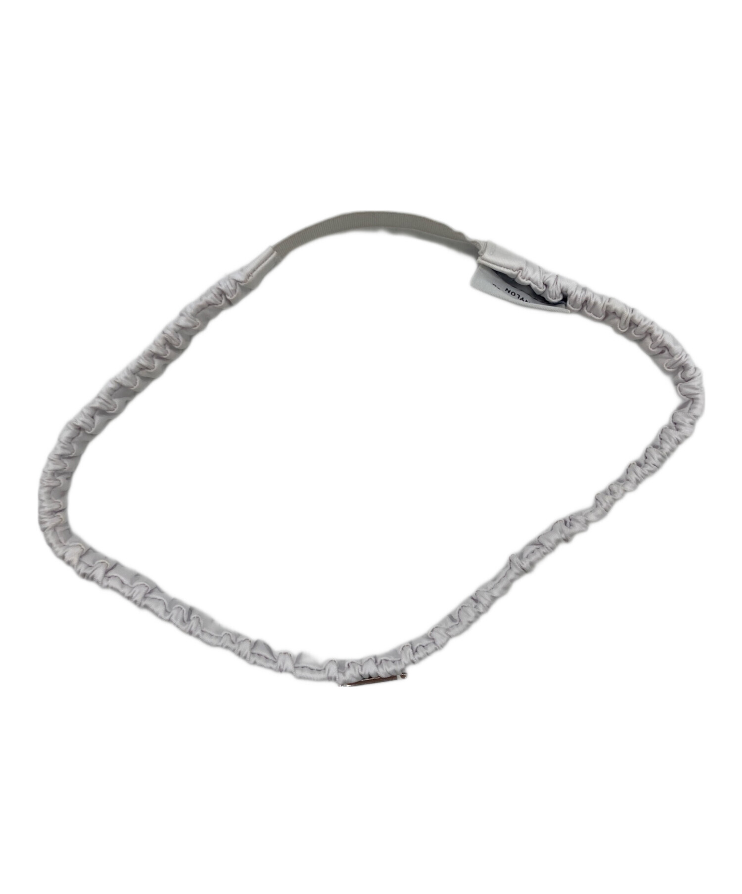 中古・古着通販】PRADA (プラダ) ヘアバンド ホワイト｜ブランド・古着