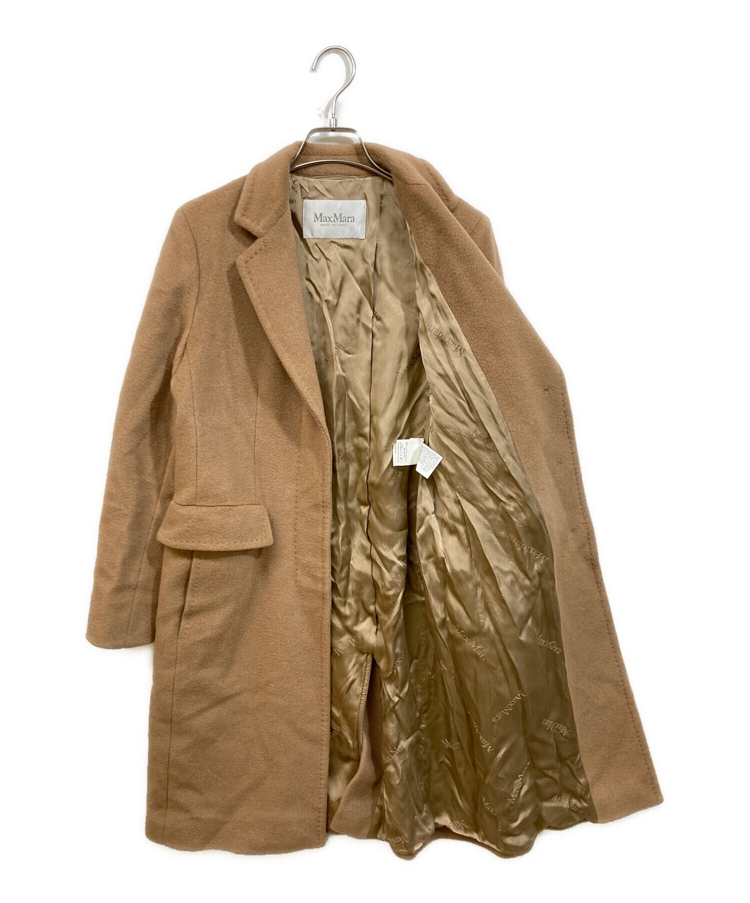 中古・古着通販】MaxMara (マックスマーラ) チェスターコート ブラウン