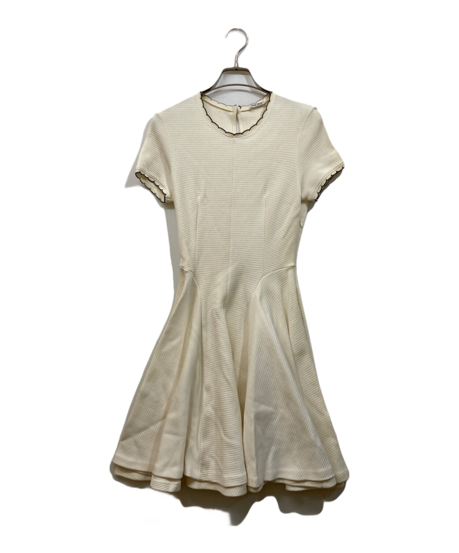 中古・古着通販】MIU MIU (ミュウミュウ) 半袖フレアワンピース