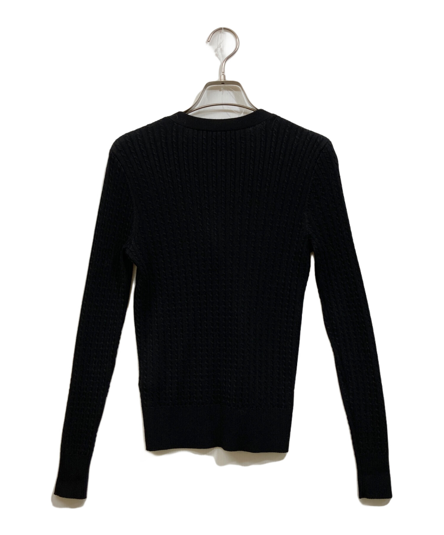 【新品未使用】ラルフローレン長袖コットン カーディガンМ ブラック 中古・古着通販】LAUREN RALPH LAUREN (ローレンラルフローレン