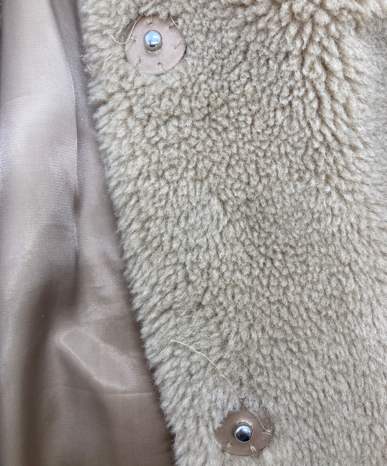 中古・古着通販】ZARA (ザラ) フェイクボアボンバージャケット