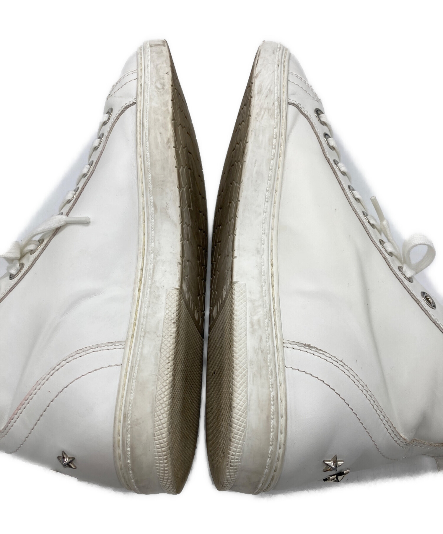 中古・古着通販】JIMMY CHOO (ジミーチュウ) ミッドカットスニーカー 